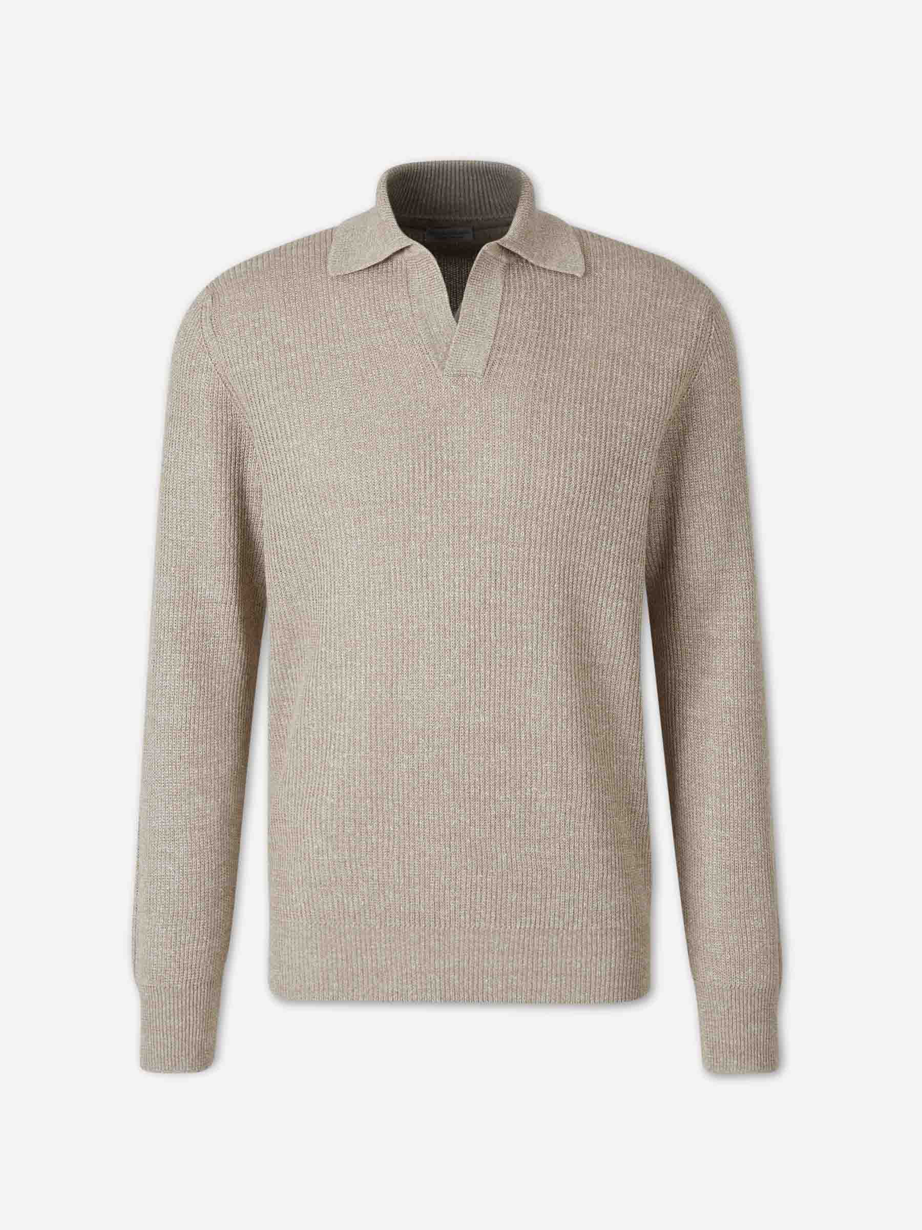Outlet online Santa Eulalia Hombre Jersey Cuello Polo color Beige sku 542-002593 01 - Foto 1