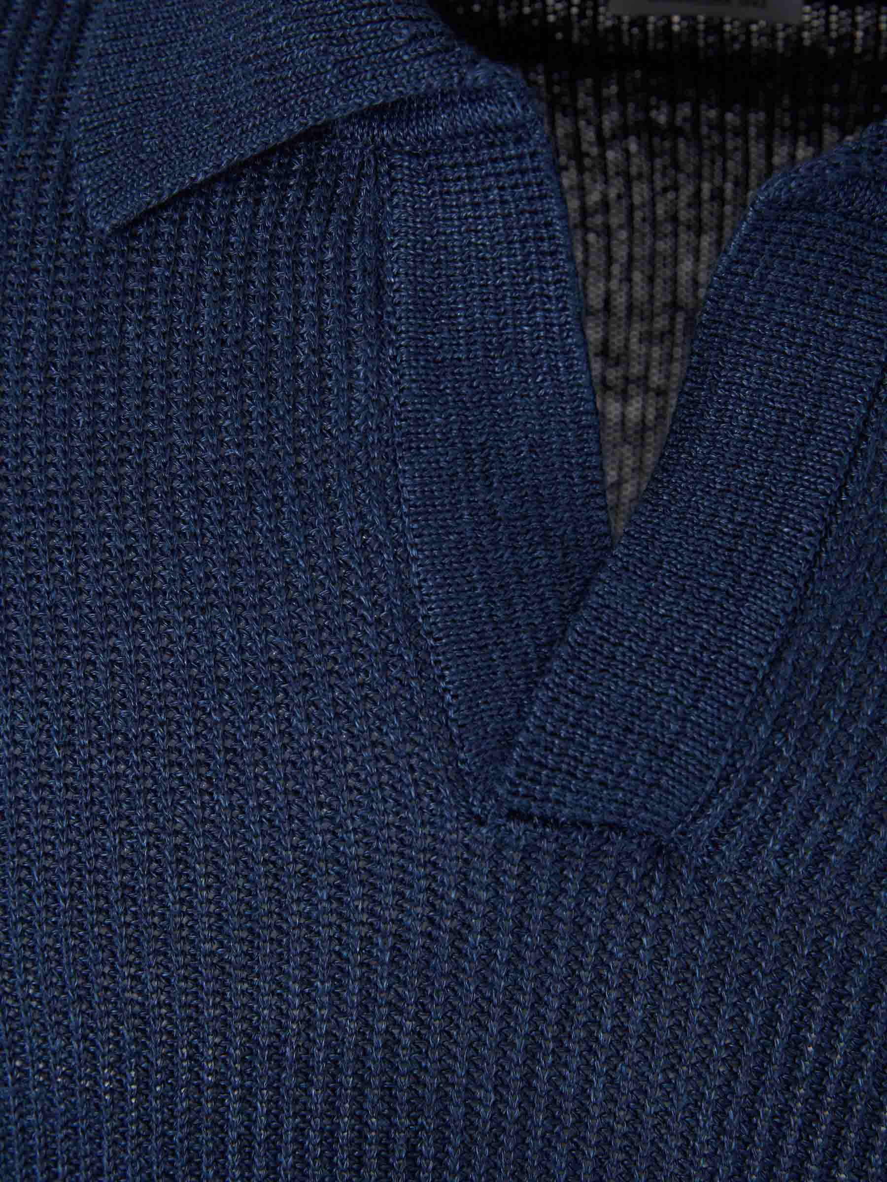 Outlet online Santa Eulalia Hombre Jersey Cuello Polo color Azul Marino sku 542-002593 02 - Foto 3