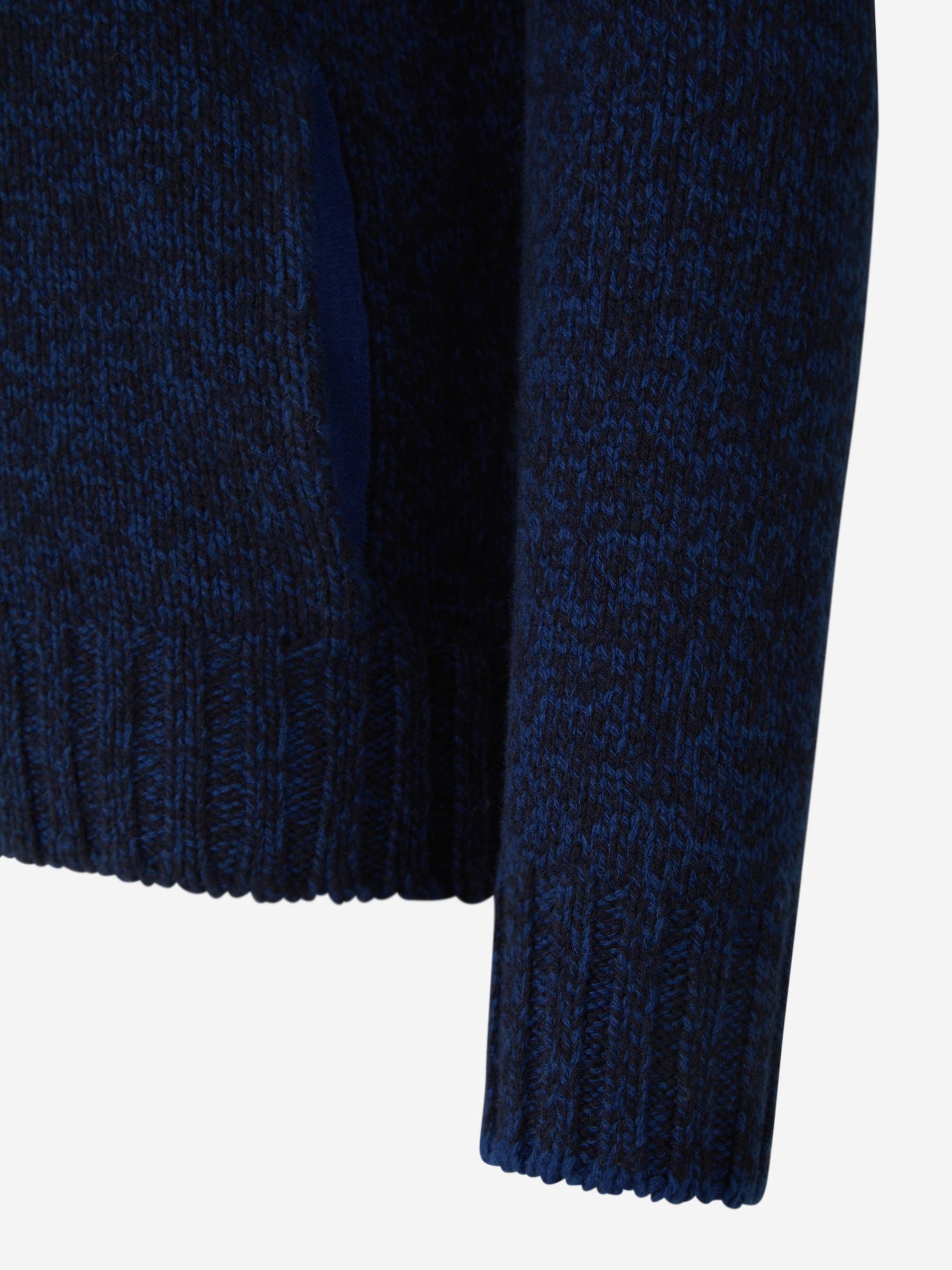 Outlet online Santa Eulalia Hombre Cárdigan Cremallera Lana color Gris Oscuro sku 543-000849 02 - Foto 4