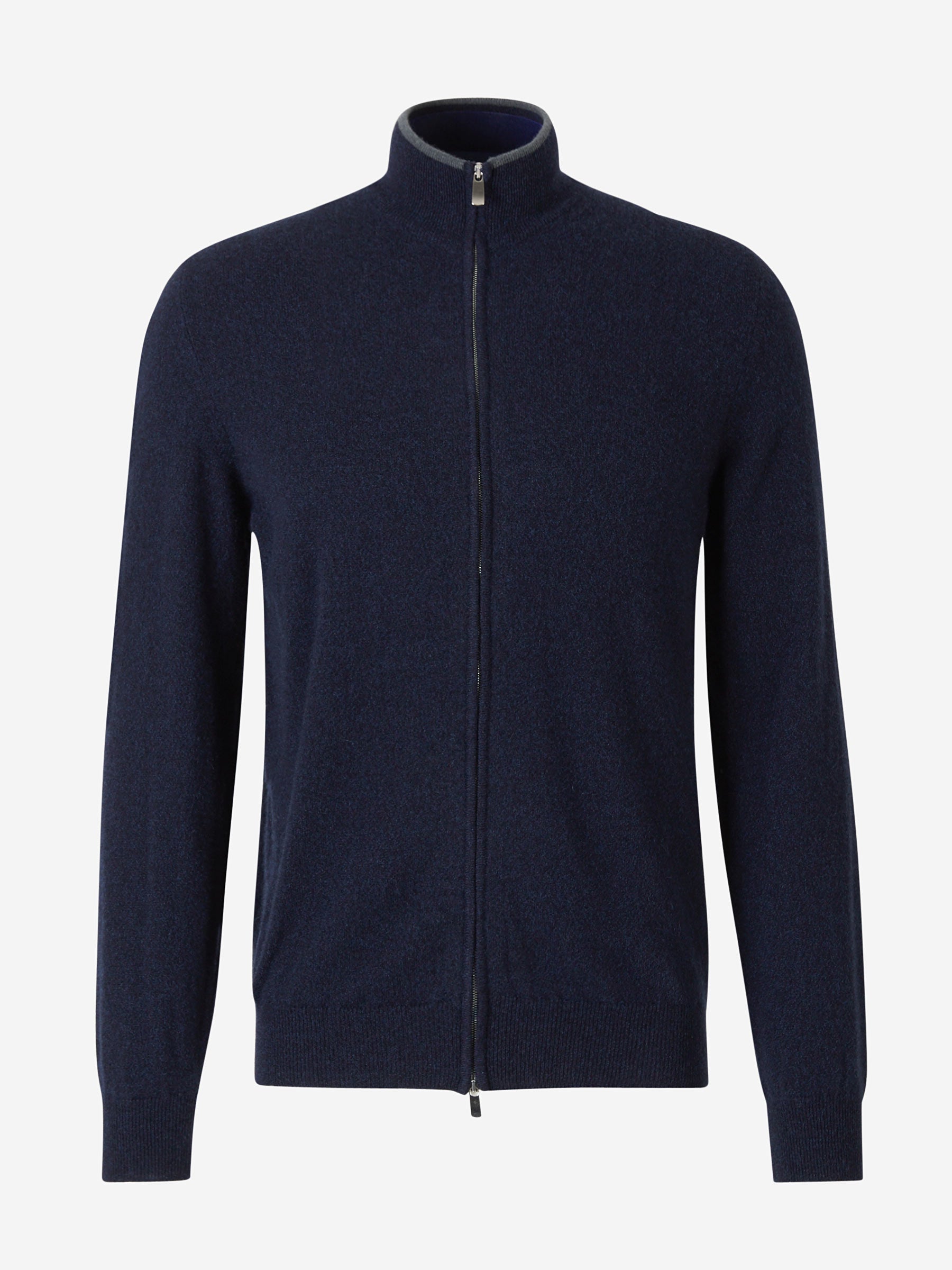 Outlet online Santa Eulalia Hombre Cárdigan Bicolor Cashmere color Topo sku 543-000856 02 - Foto 1
