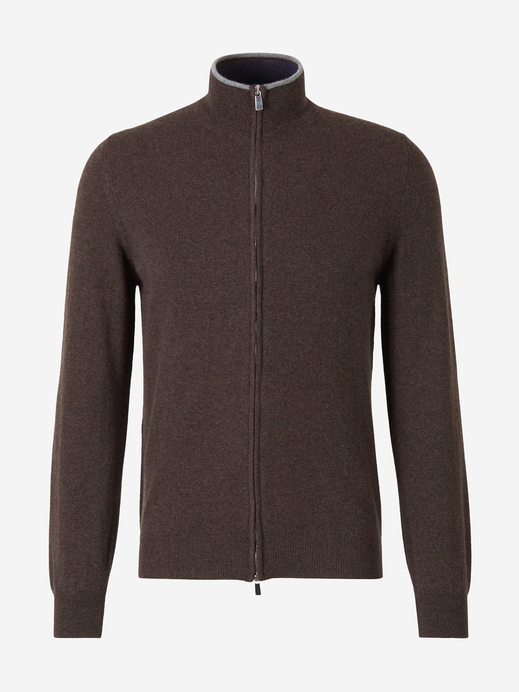 Outlet online Santa Eulalia Hombre Cárdigan Bicolor Cashmere color Topo sku 543-000856 02 - Foto 7
