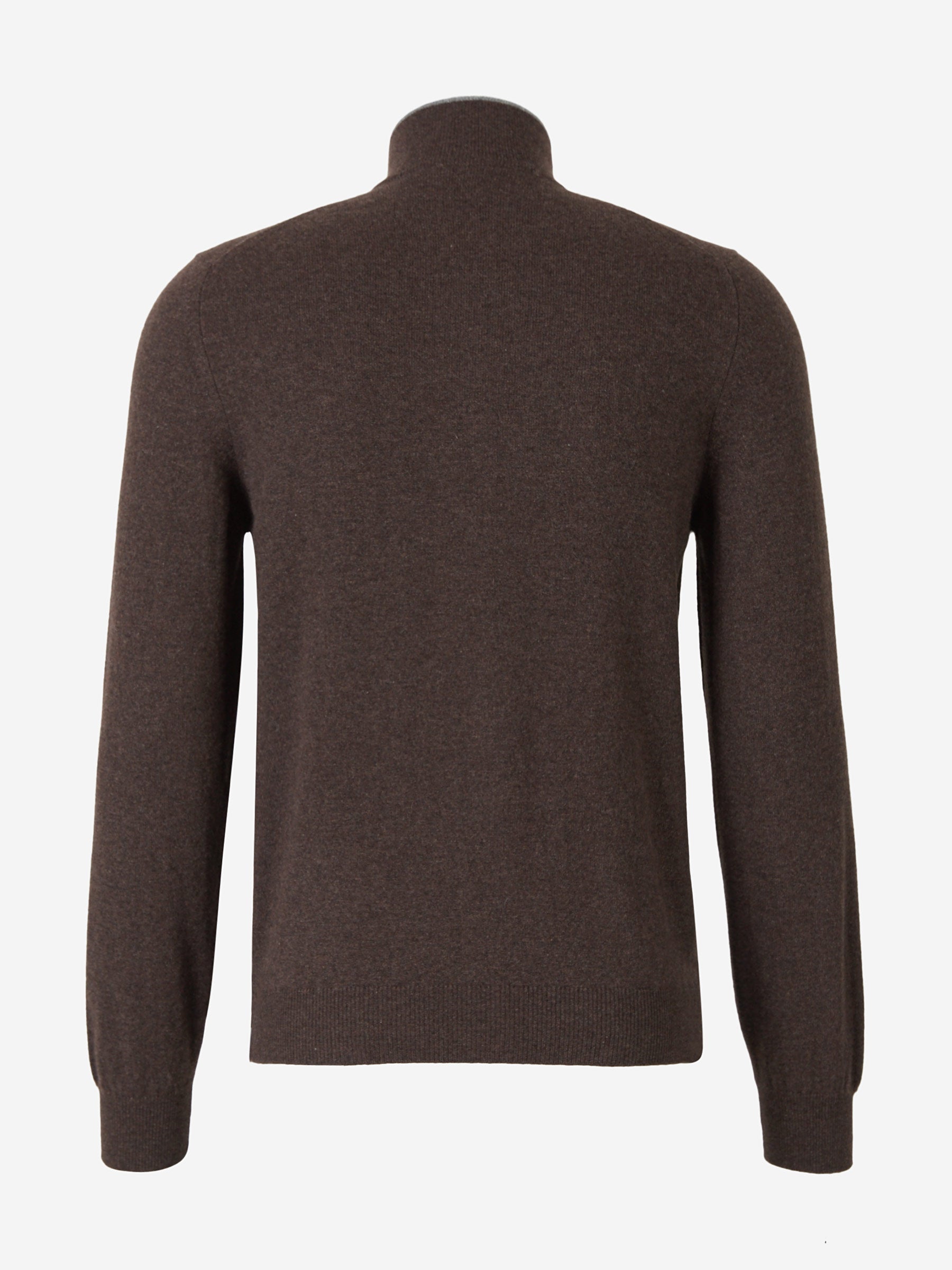 Outlet online Santa Eulalia Hombre Cárdigan Bicolor Cashmere color Topo sku 543-000856 02 - Foto 8