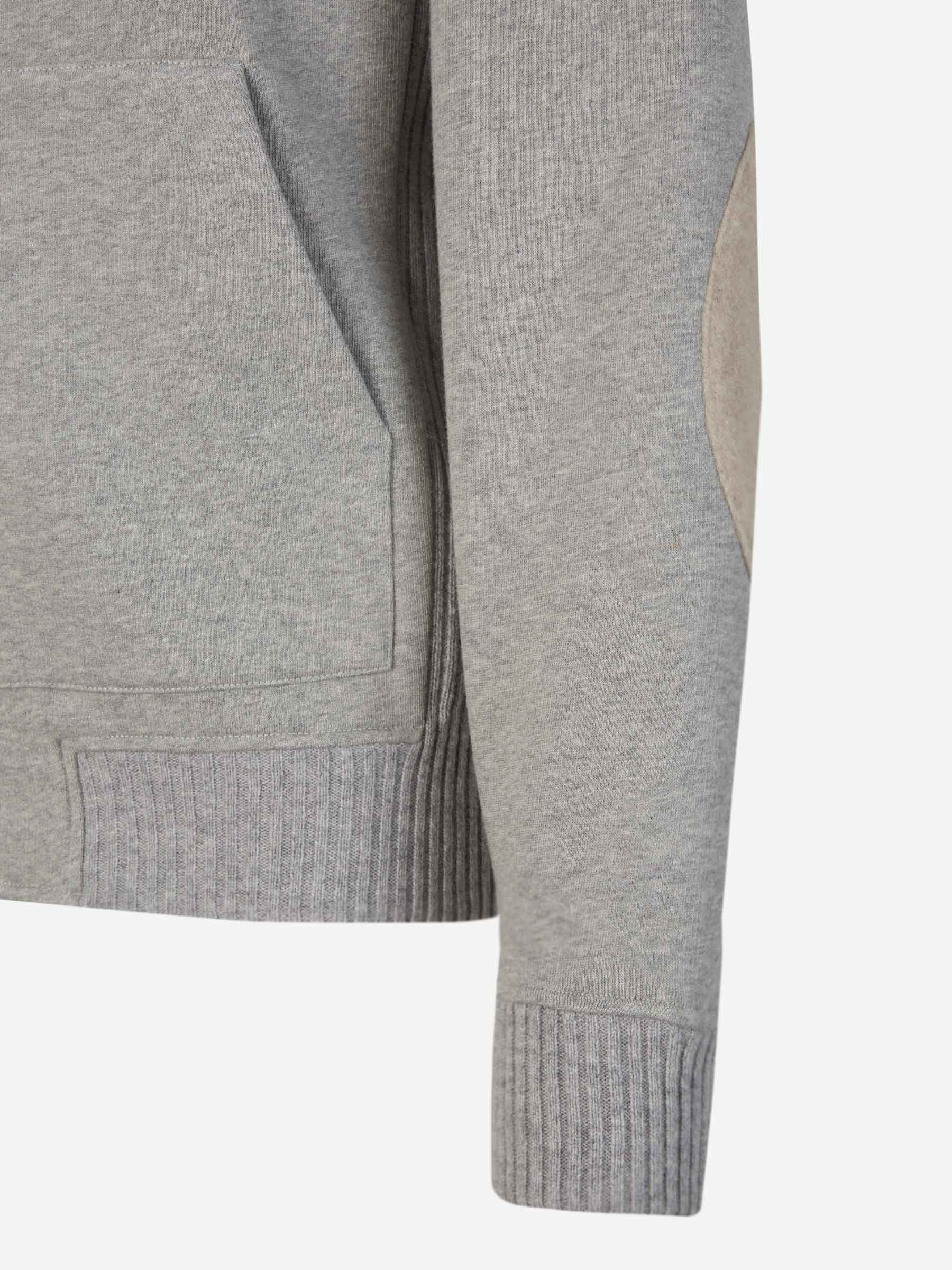 Outlet online Santa Eulalia Hombre Sudadera Cremallera Capucha color Gris Claro sku 543-000943 01 - Foto 4