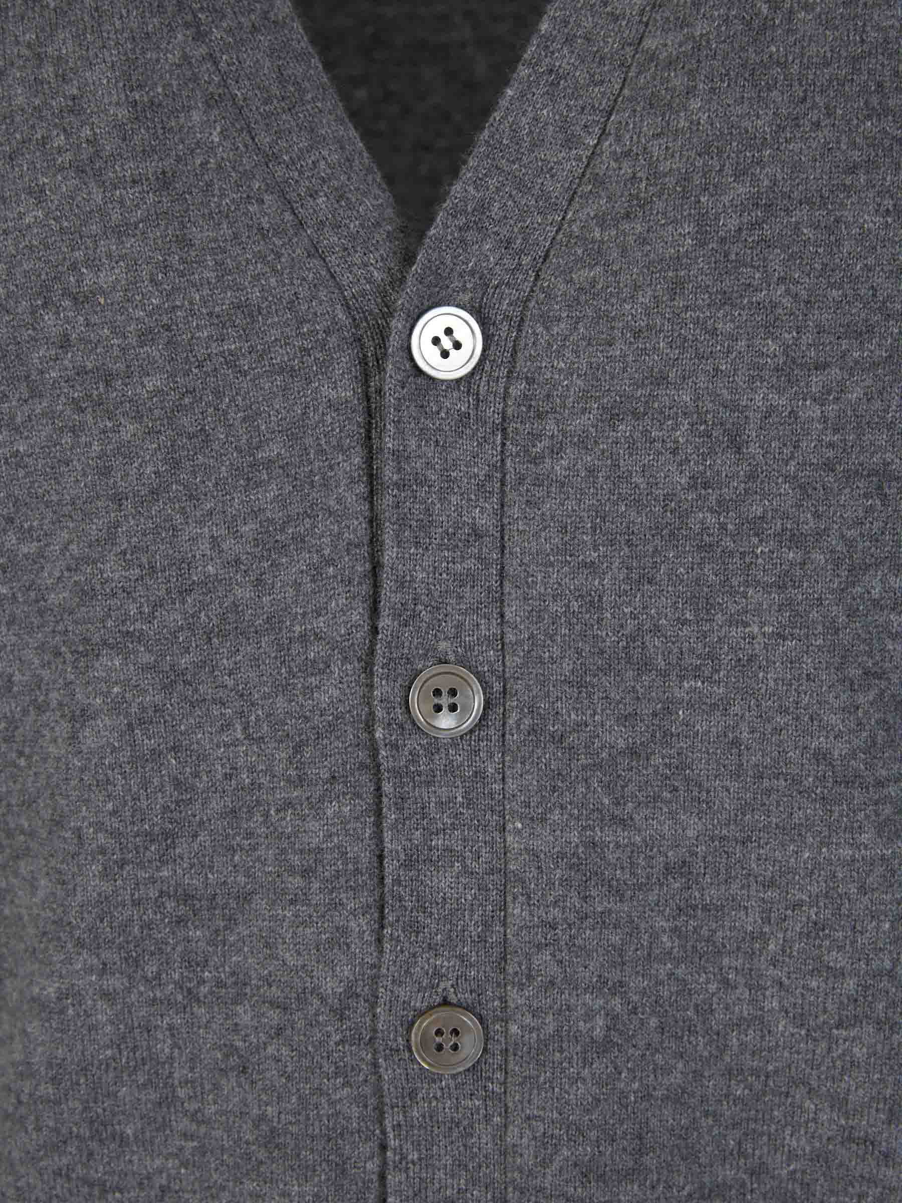 Outlet online Santa Eulalia Hombre Cárdigan Punto Lana color Gris Piedra sku 543-000945 01 - Foto 3