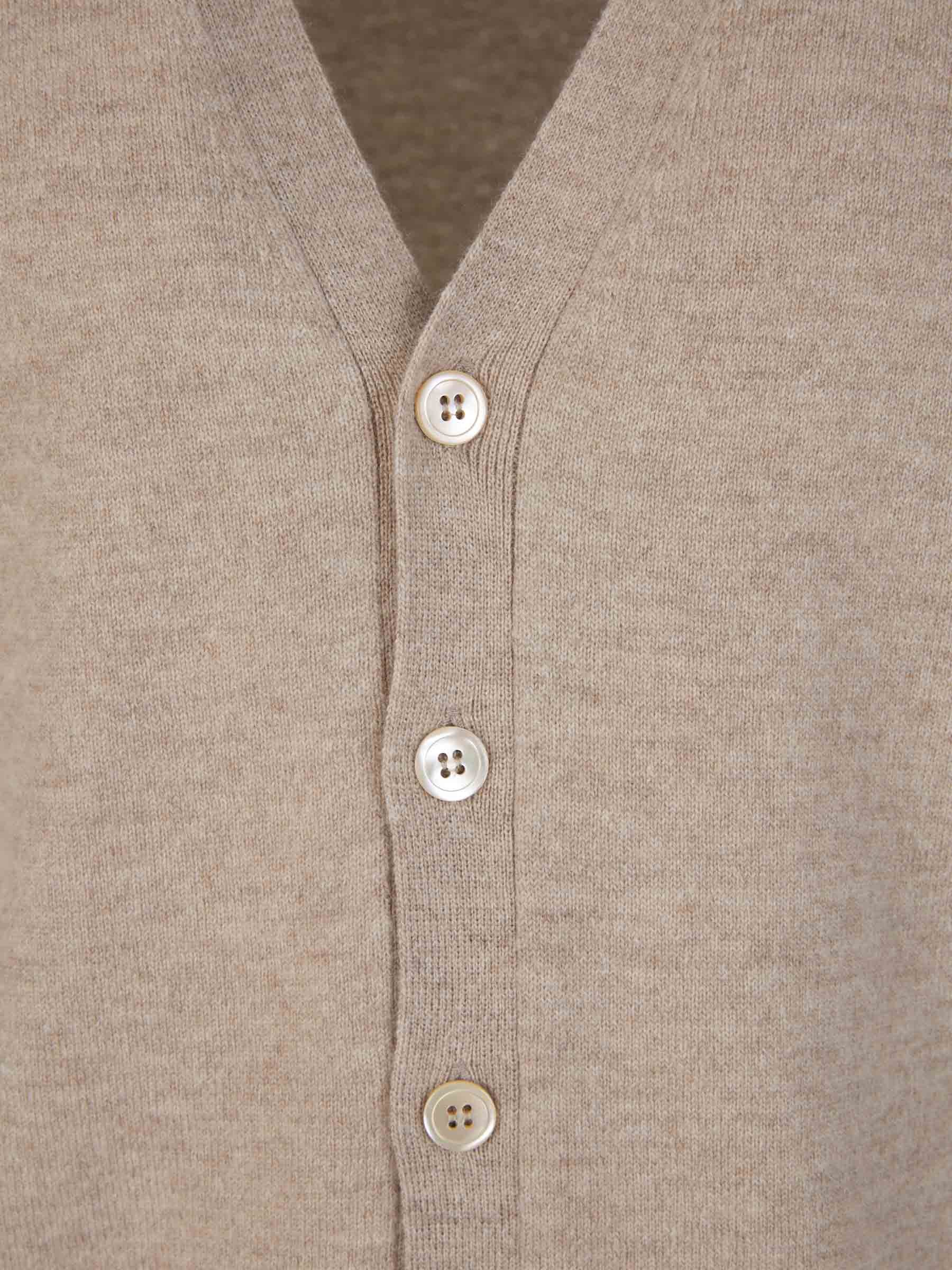 Outlet online Santa Eulalia Hombre Cárdigan Punto Lana color Crema sku 543-000945 02 - Foto 3