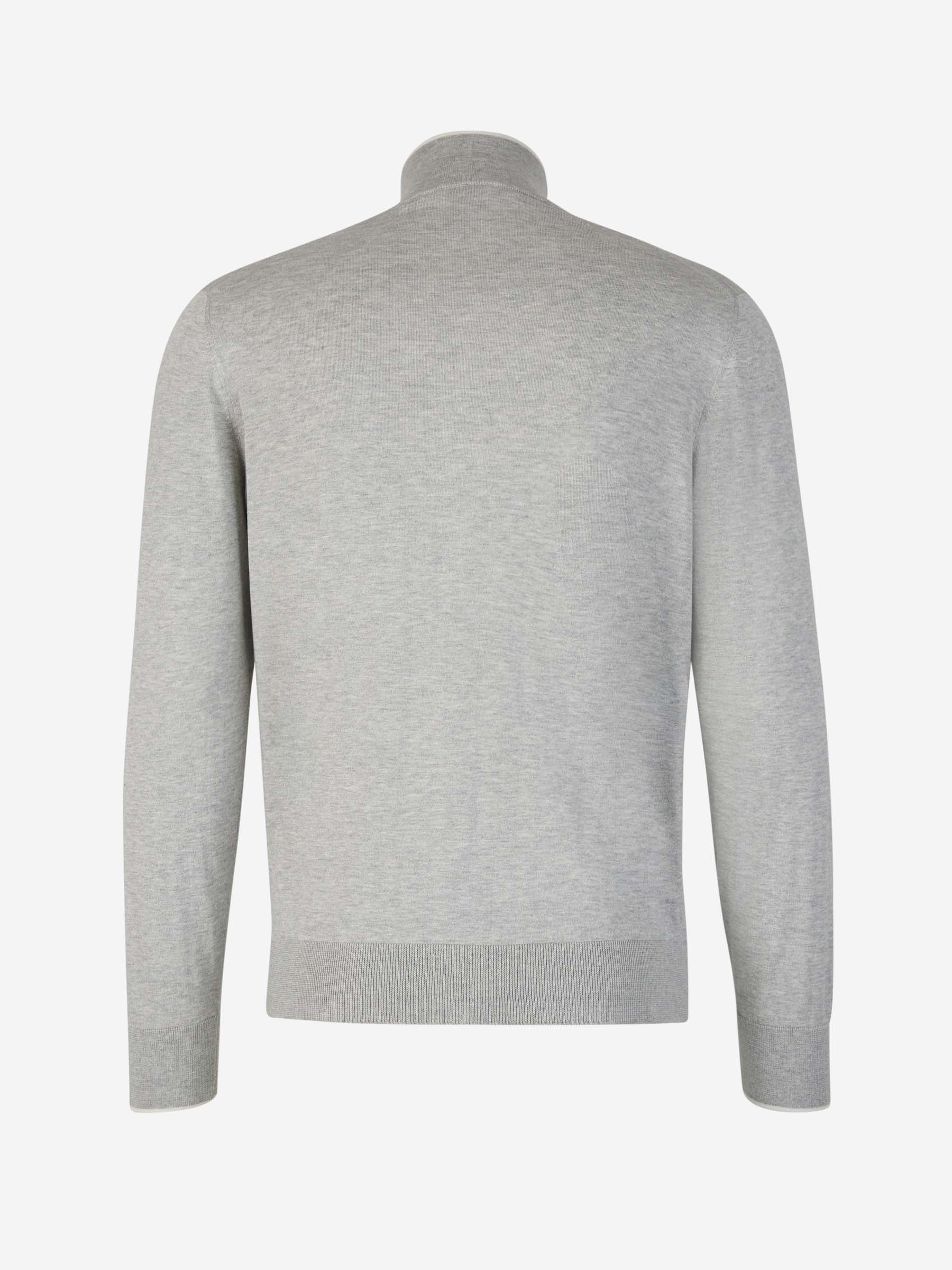 Santa Eulalia Hombre Barcelona Cárdigan Punto Lana color Gris Piedra sku 543-000962 01 - Foto 2