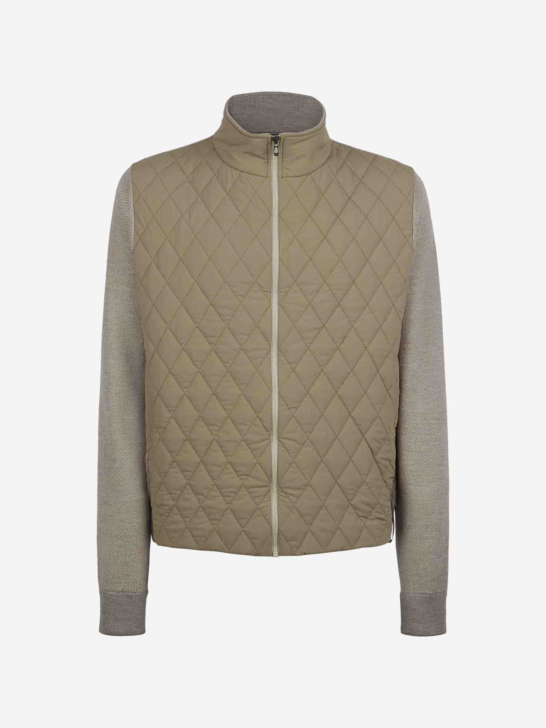 Outlet online Sease Hombre Cárdigan Punto Acolchado color Camel sku 543-000979 01 - Foto 1