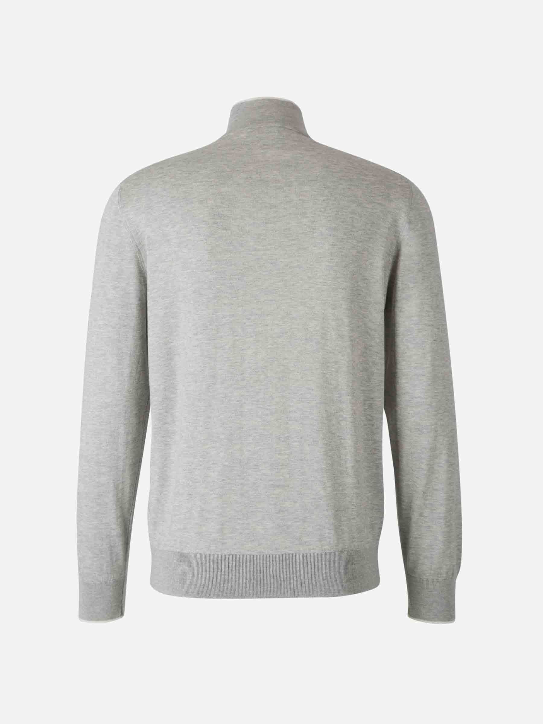 Outlet online Santa Eulalia Hombre Cárdigan Punto Seda color Gris Piedra sku 543-001005 01 - Foto 2