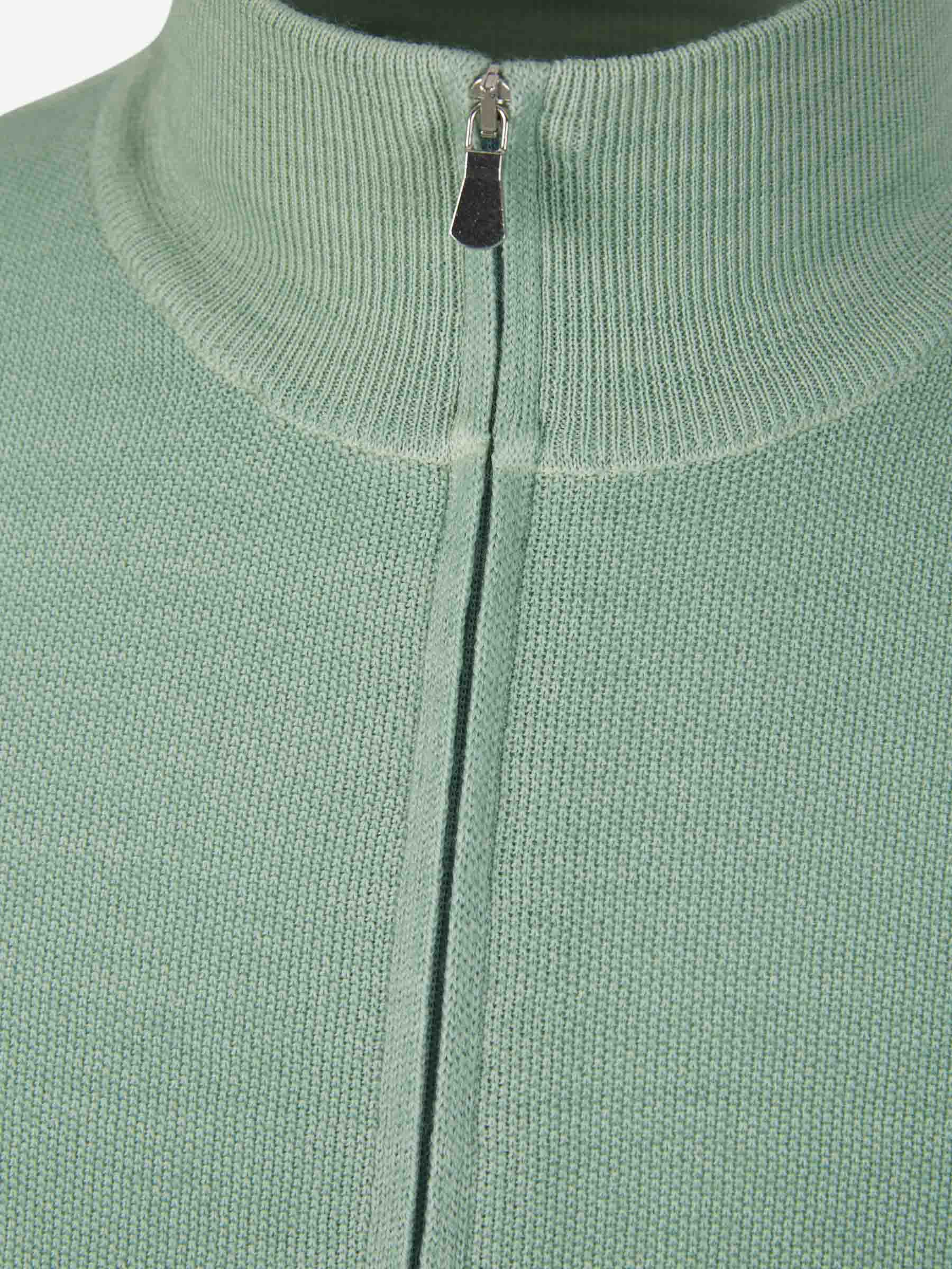 Outlet online Santa Eulalia Hombre Cárdigan Punto Seda color Verde sku 543-001005 04 - Foto 3