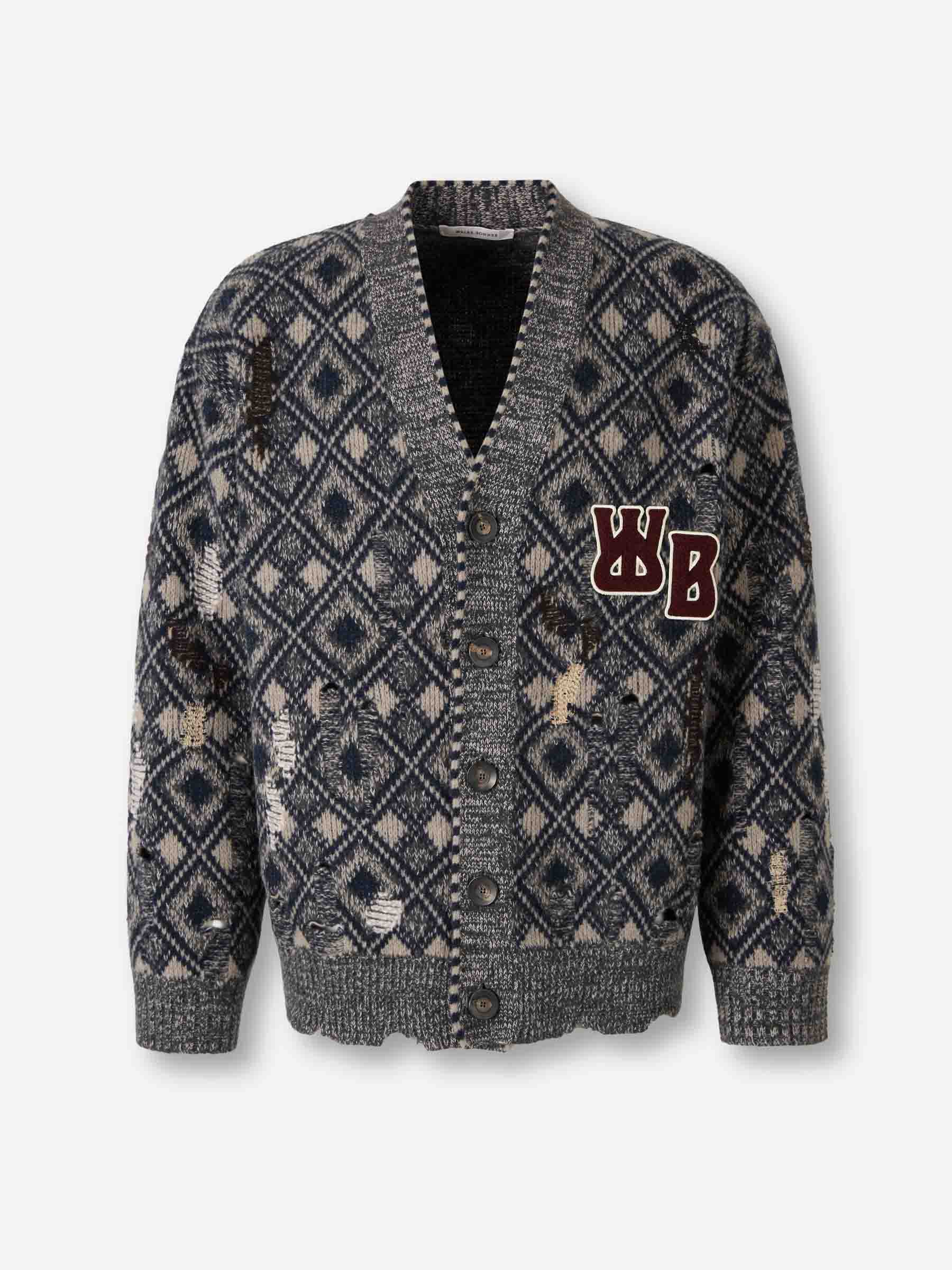 Outlet online Wales Bonner Hombre Cárdigan Oversize Sibling color Multicolor sku 543-001012 01 - Foto 1