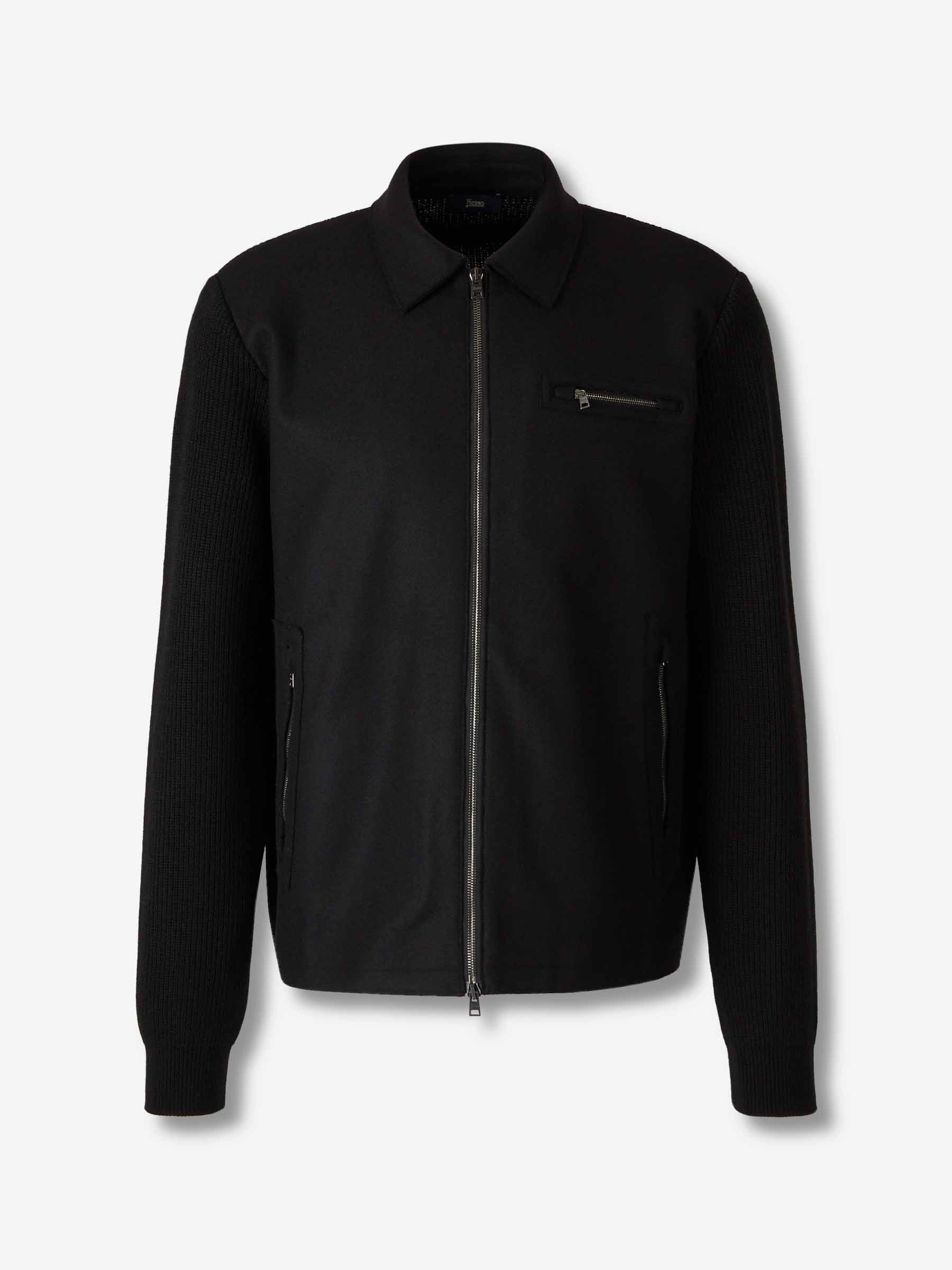 Outlet online Herno Hombre Chaqueta Punto Casual color Negro sku 543-001014 00 - Foto 1