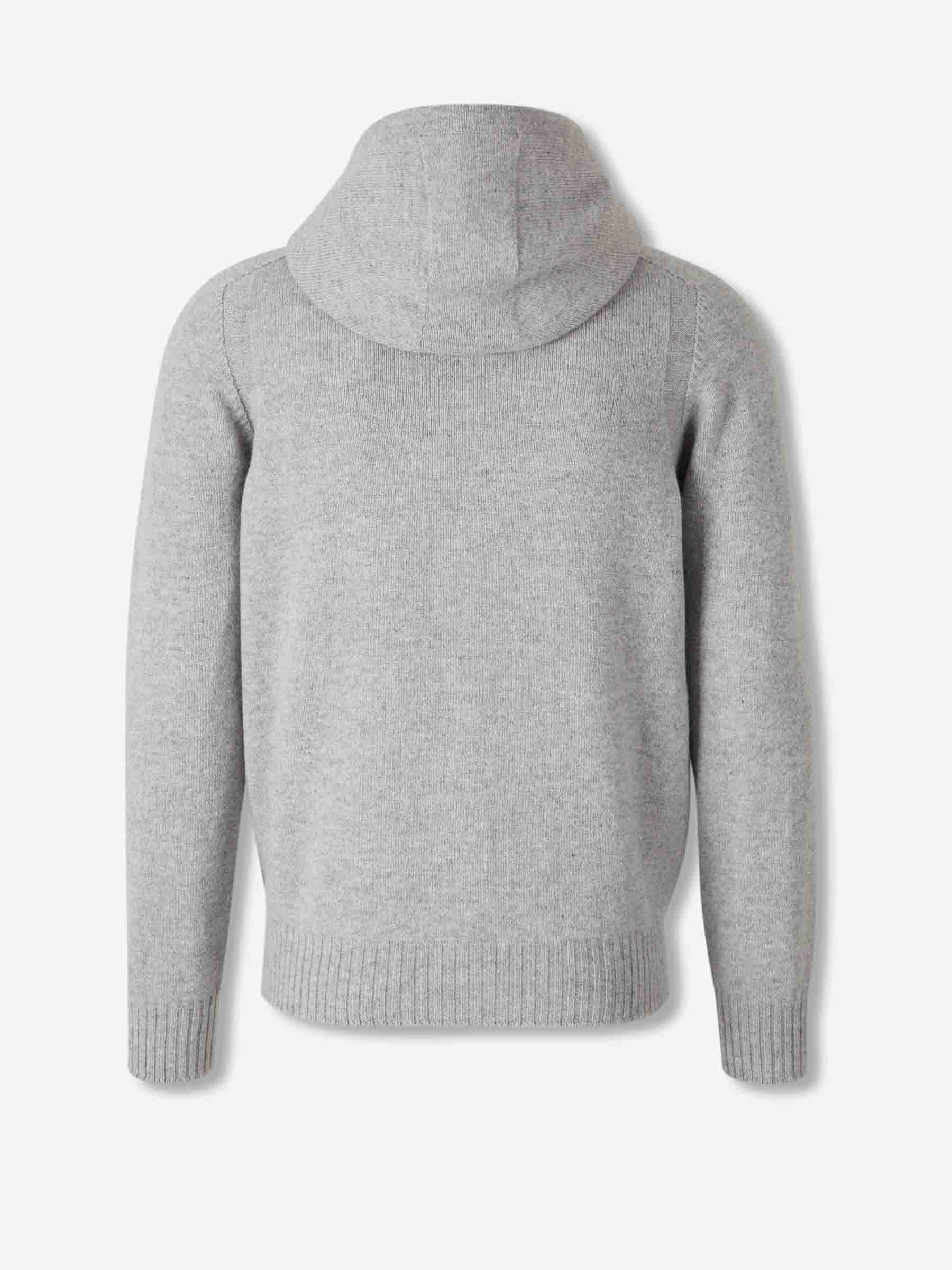 Outlet online Santa Eulalia Hombre Cárdigan Capucha Punto color Gris sku 543-001067 01 - Foto 2