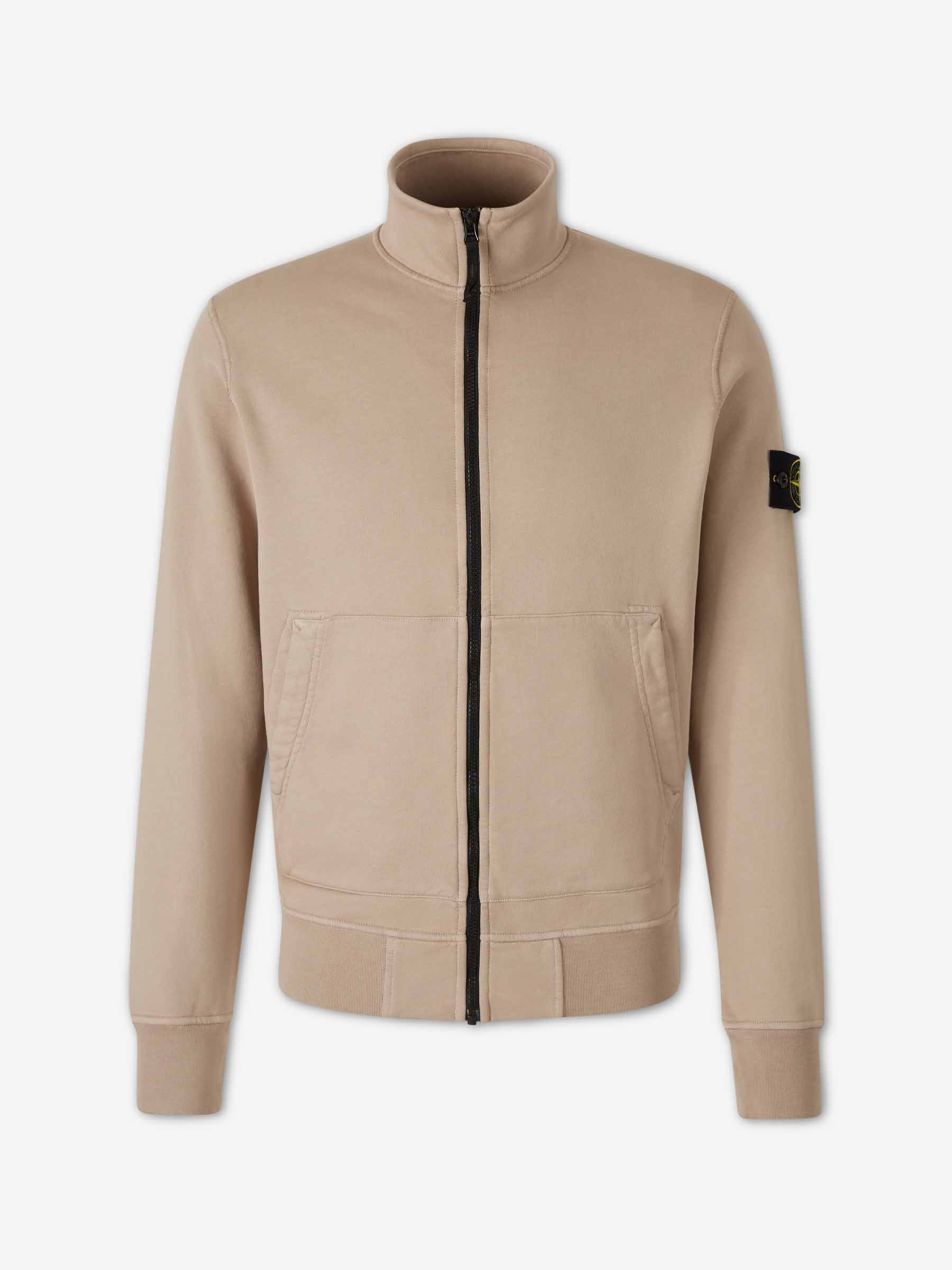 Outlet online Stone Island Hombre Sudadera Cremallera Algodón color Beige sku 543-001077 01 - Foto 1