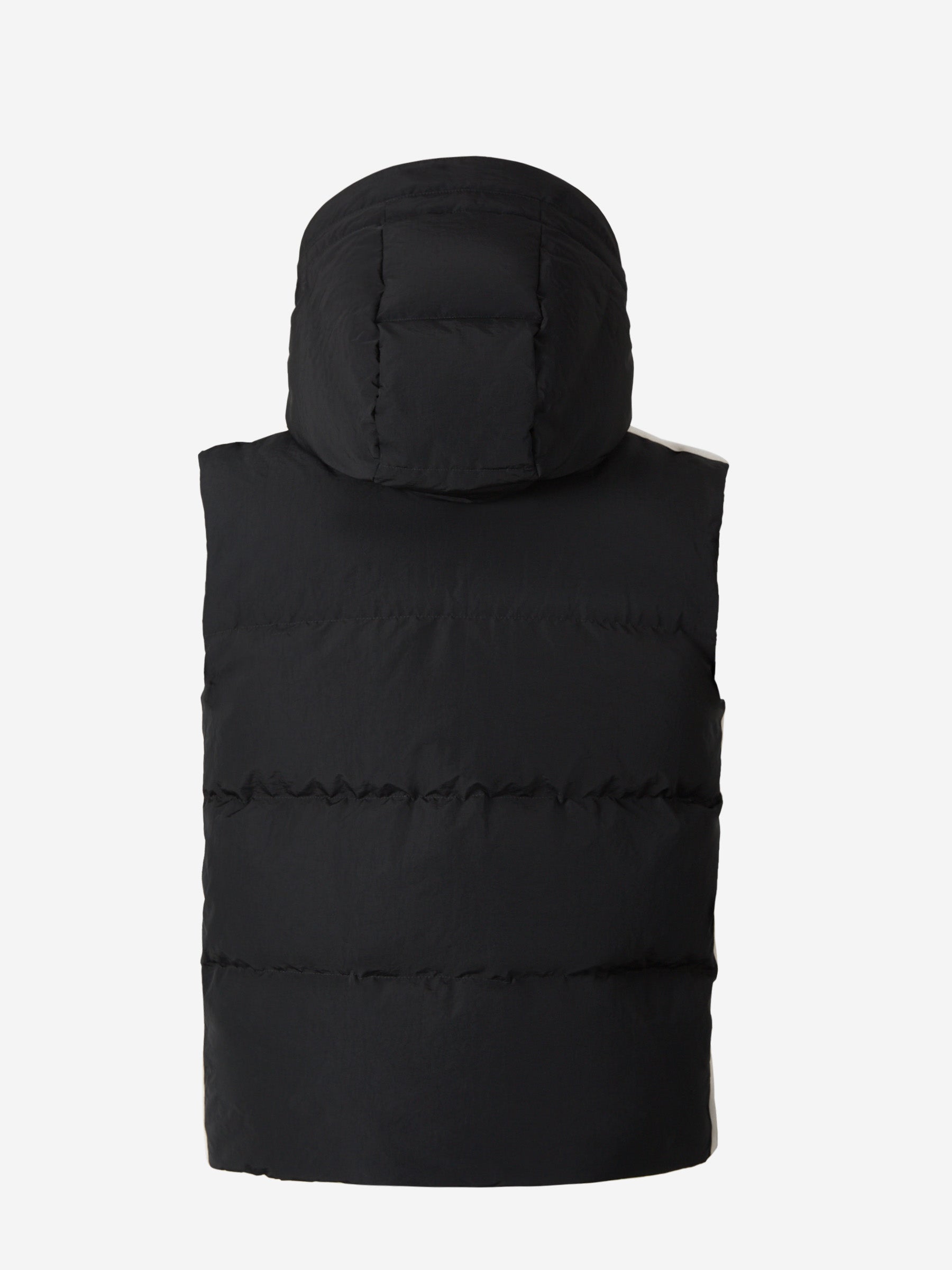 Outlet online Palm Angels Hombre Chaleco Acolchado Capucha color Arena sku 544-000502 02 - Foto 3