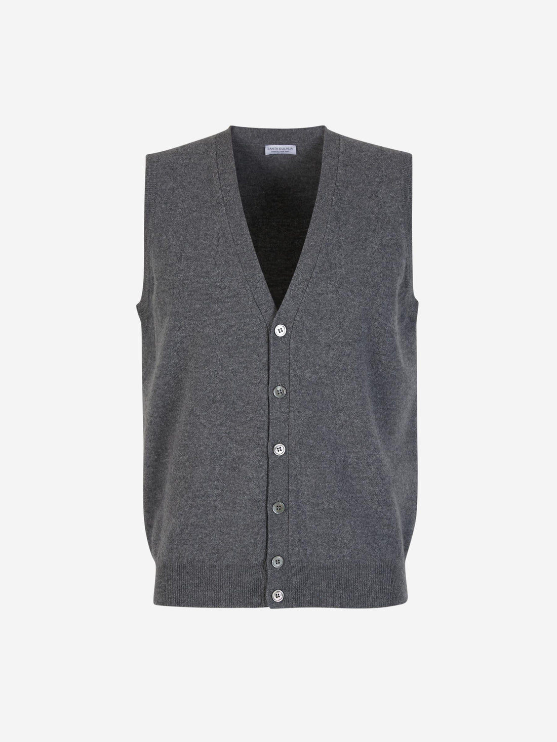 Outlet online Santa Eulalia Hombre Chaleco Punto Lana color Gris Piedra sku 544-000526 01 - Foto 1