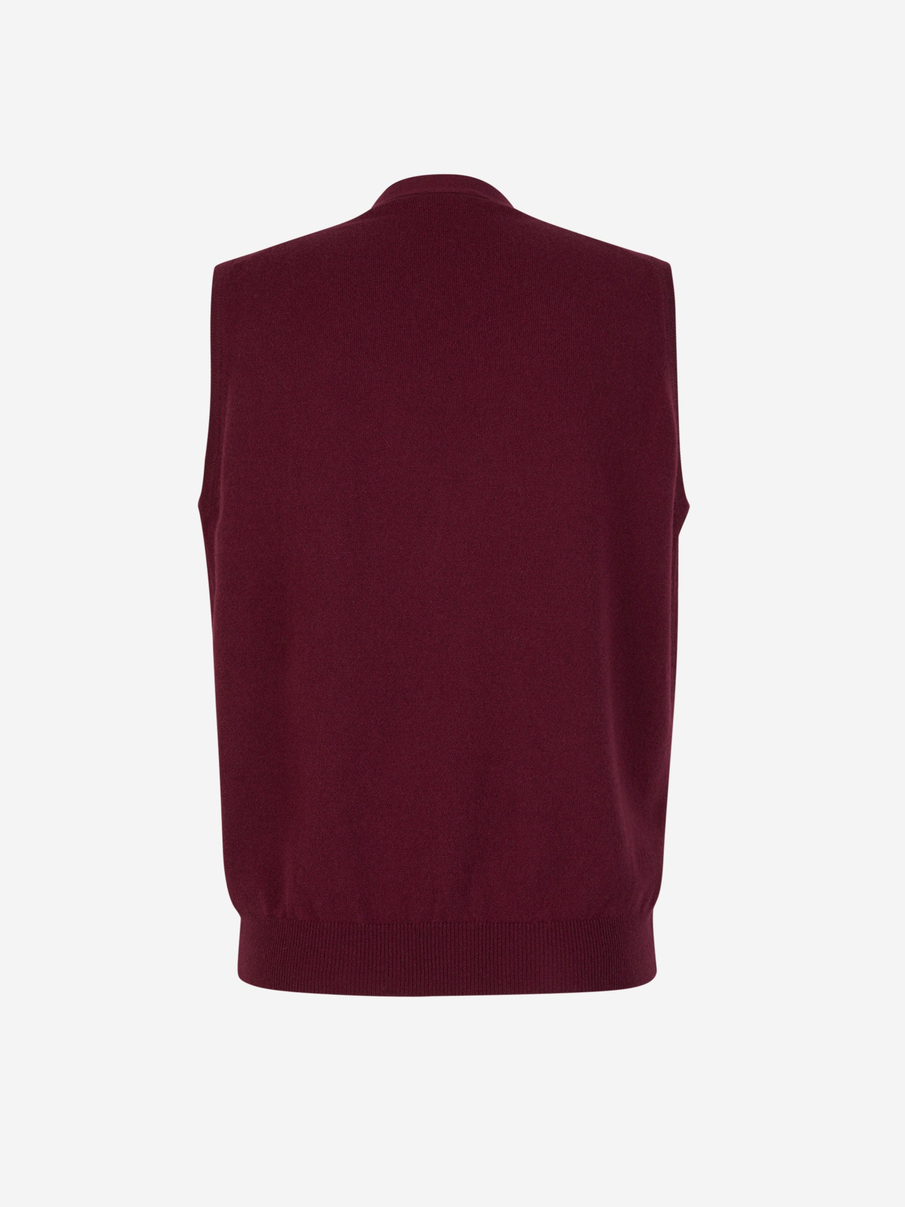 Santa Eulalia Hombre Barcelona Chaleco Punto Lana color Burdeos sku 544-000526 02 - Foto 2