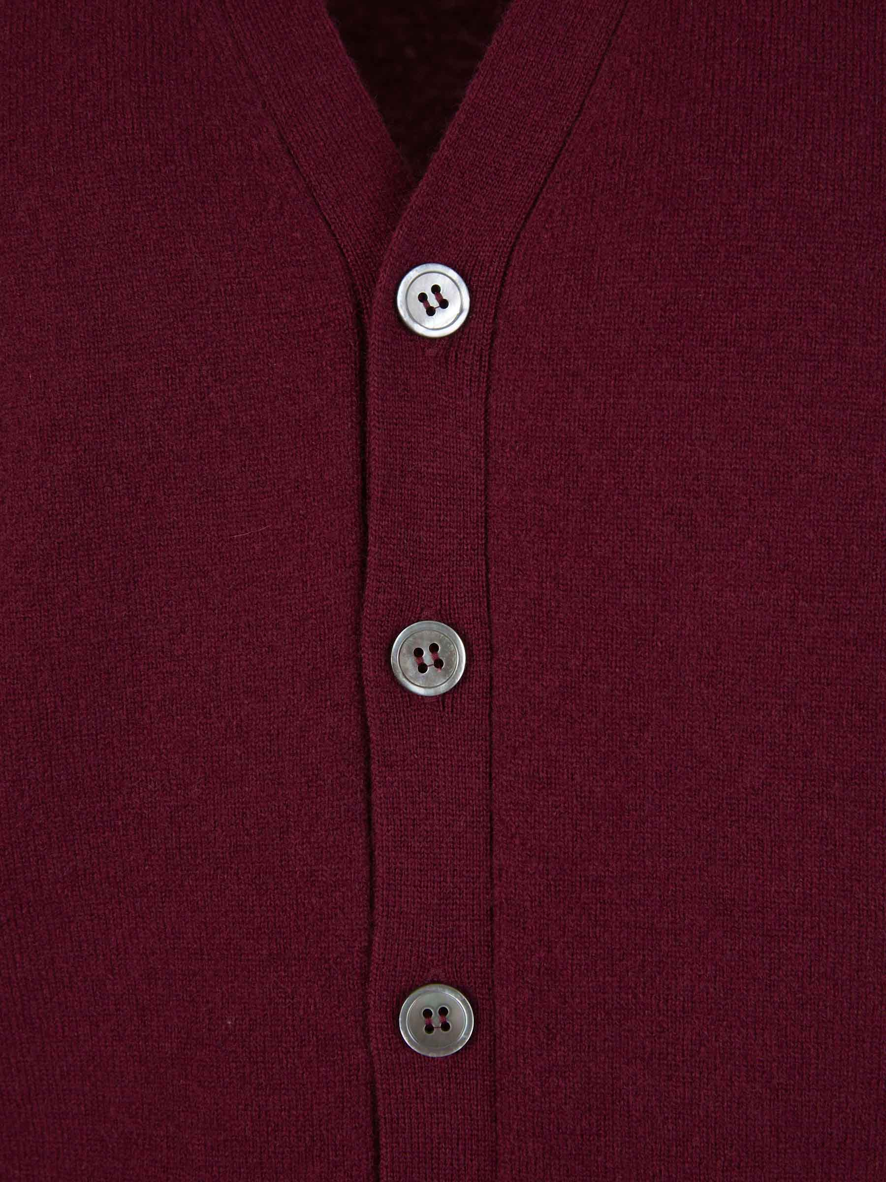 Santa Eulalia Hombre Barcelona Chaleco Punto Lana color Burdeos sku 544-000526 02 - Foto 3