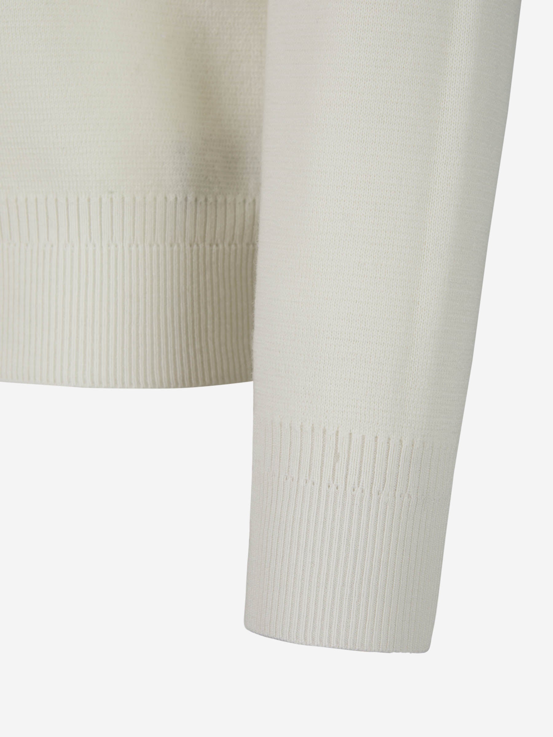 Outlet online Zanone Hombre Sudadera Punto Lana color Blanco sku 545-001039 01 - Foto 4