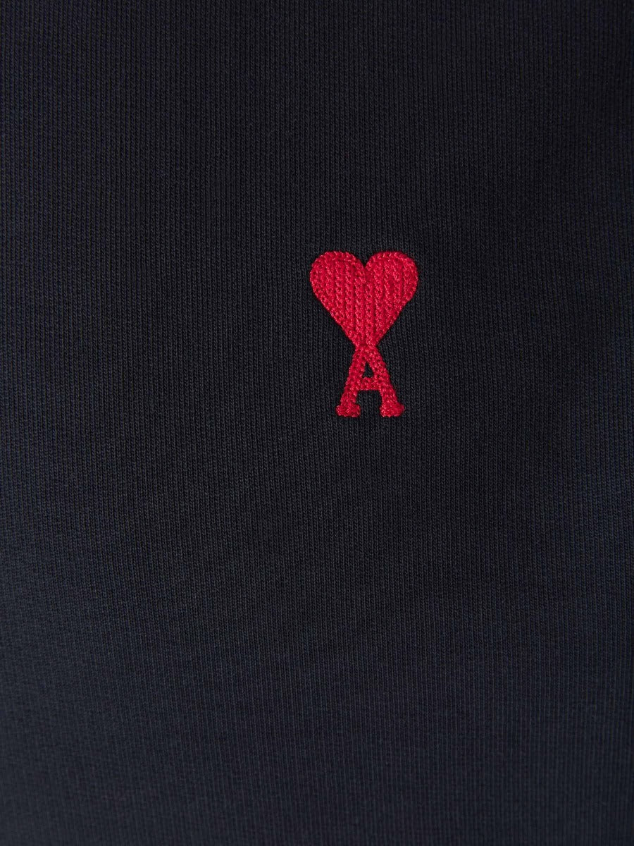 Outlet online Ami Paris Hombre Sudadera Logo Algodón color Negro sku 545-001172 01 - Foto 3