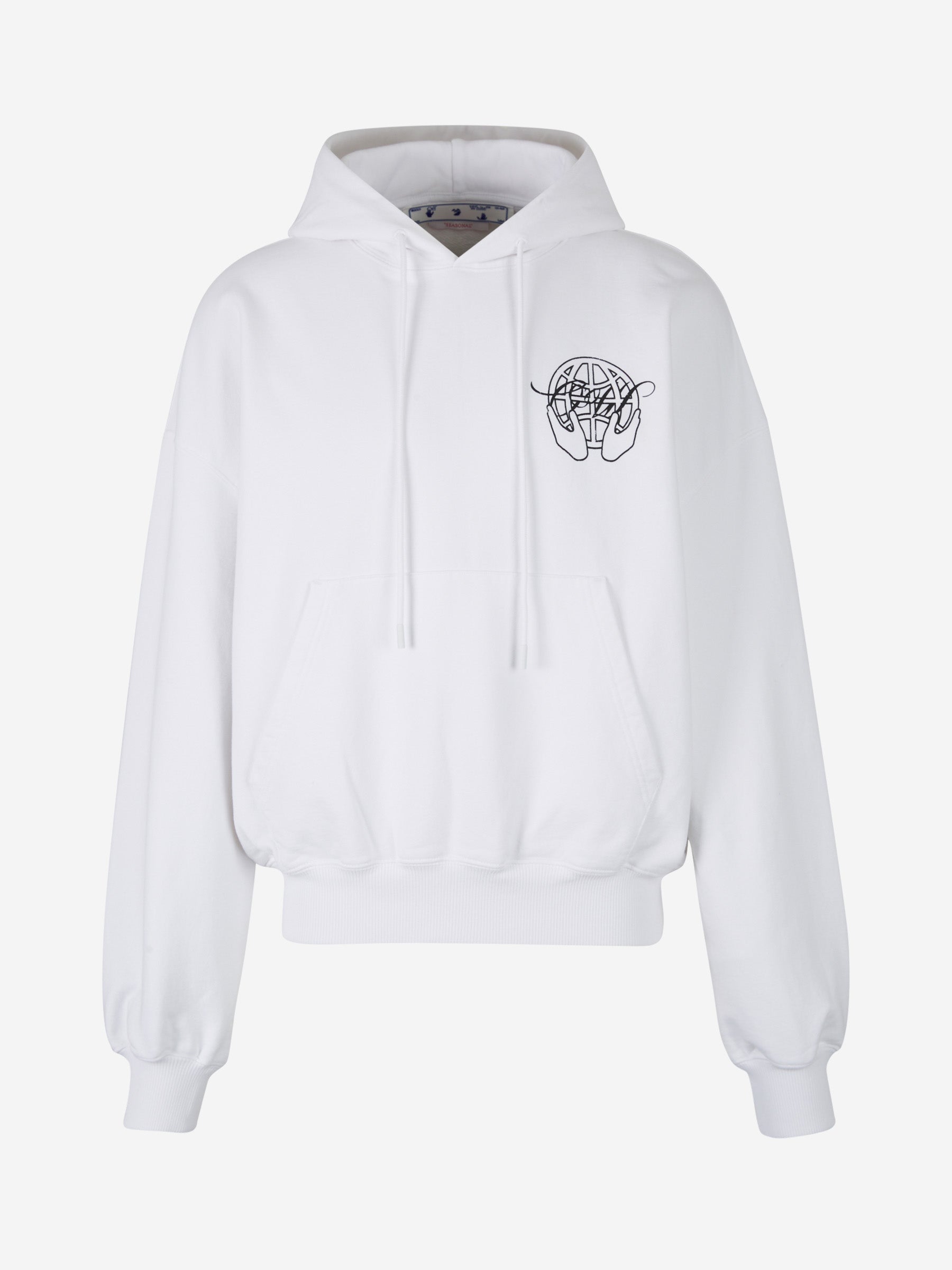 Outlet online Off-White Hombre Sudadera Hands Arrow color Blanco sku 545-001248 01 - Foto 1