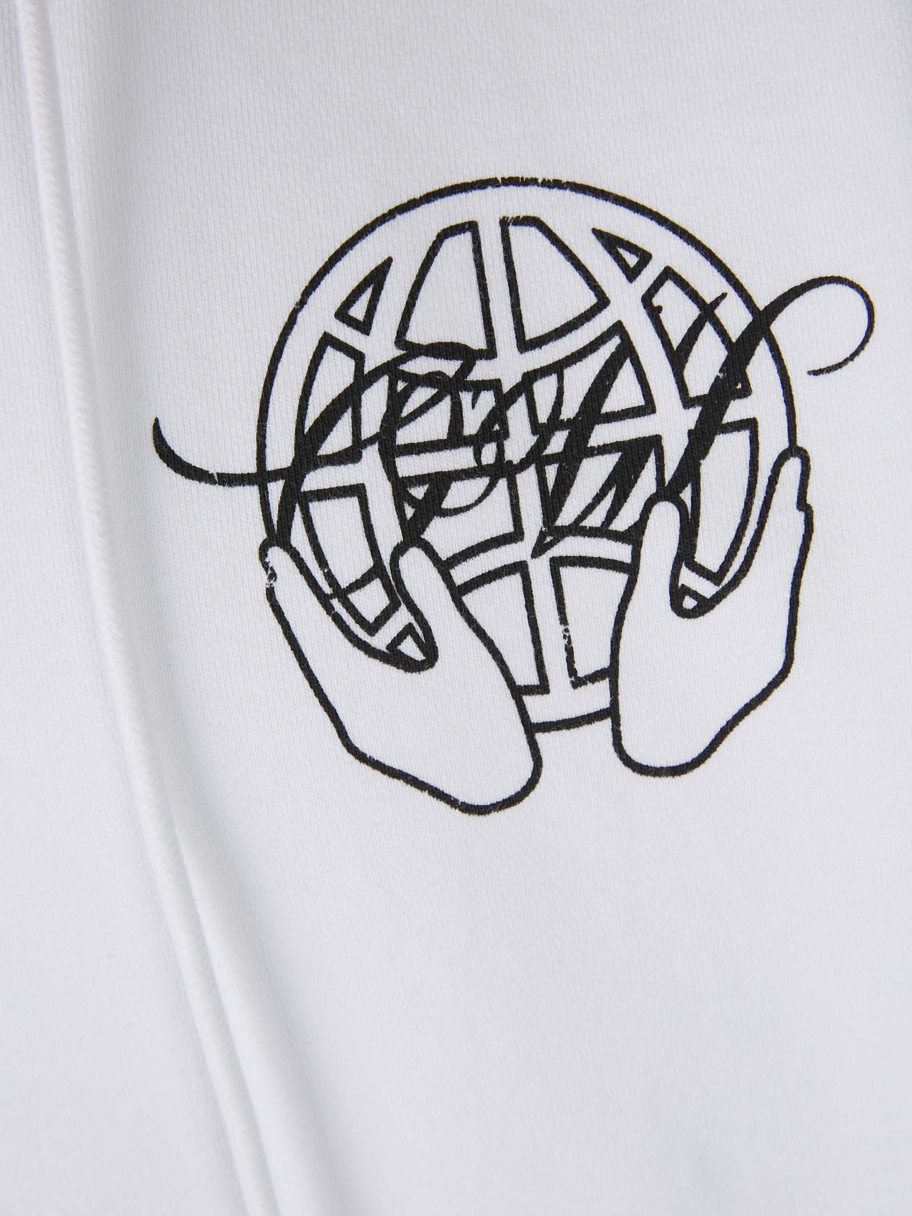 Outlet online Off-White Hombre Sudadera Hands Arrow color Blanco sku 545-001248 01 - Foto 4