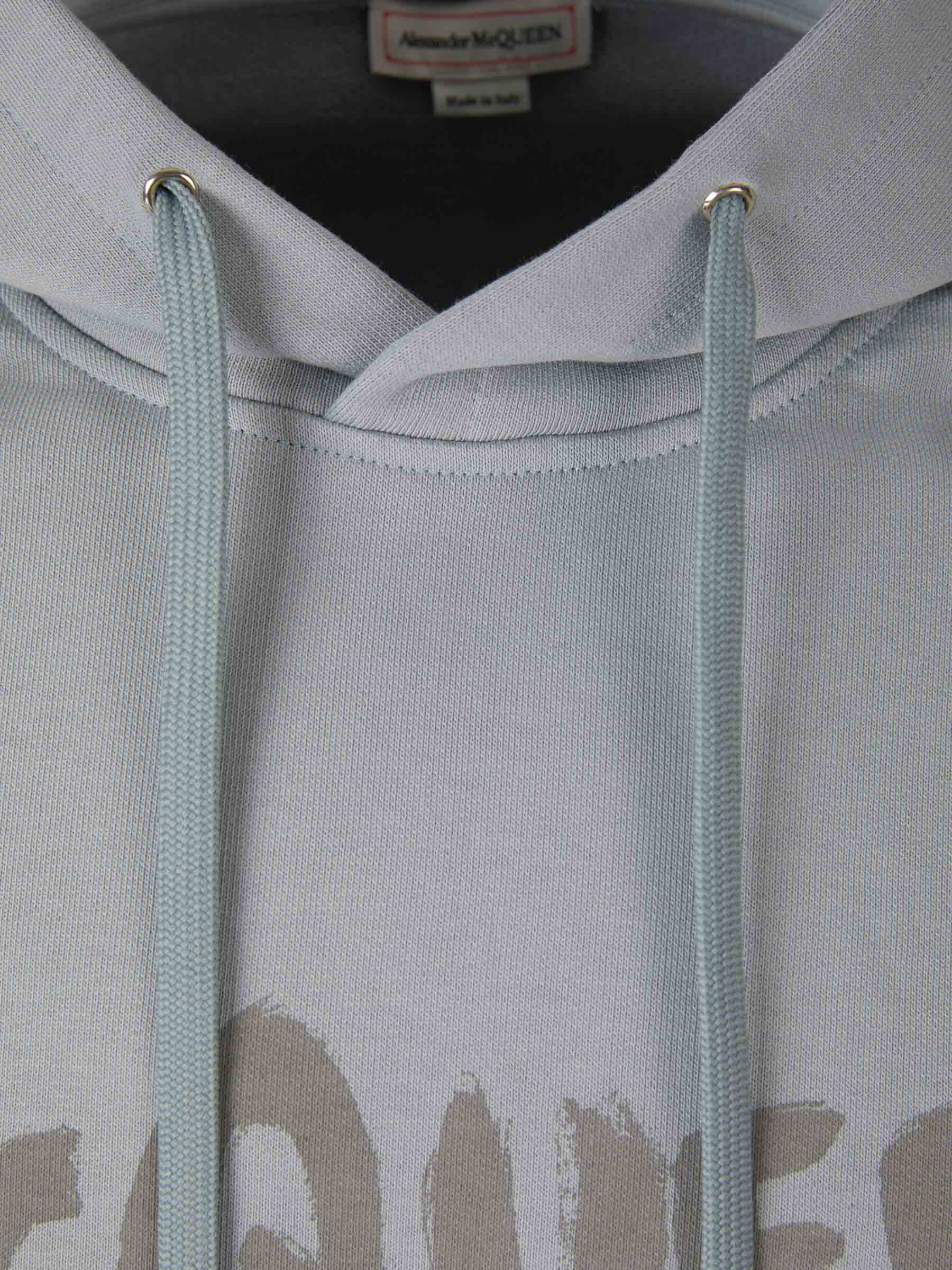 Outlet online McQueen Hombre Sudadera Logo Graffiti Tonal color Fucsia sku 545-001310 01 - Foto 3