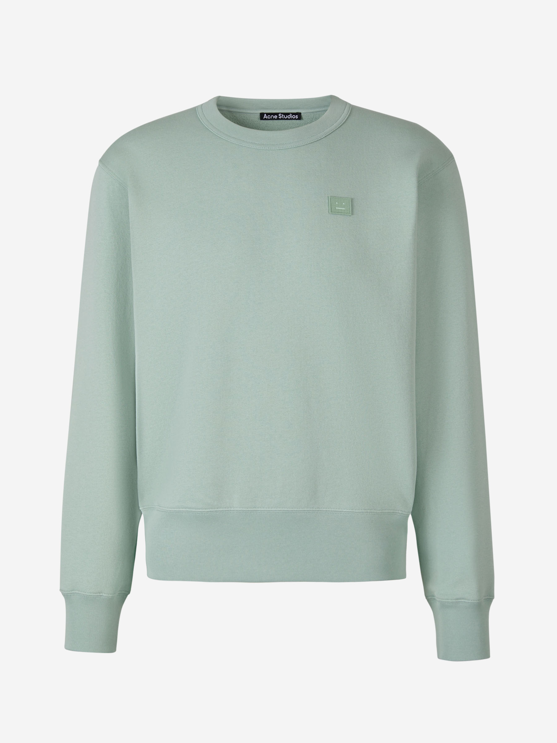 Outlet online Acne Studios Face Hombre Sudadera Parche Logo color Verde Menta sku 545-001335 01 - Foto 1