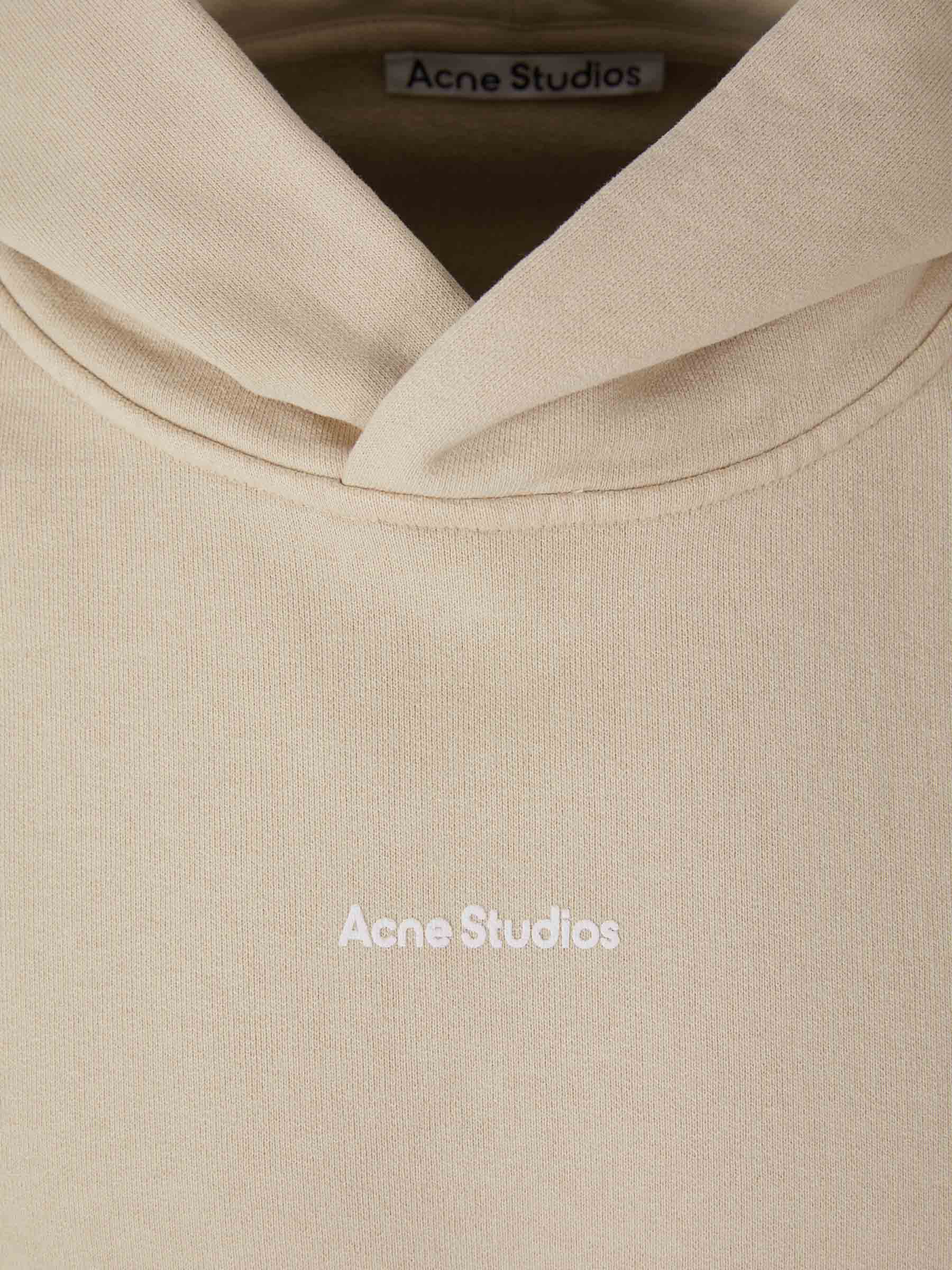 Outlet online Acne Studios Hombre Sudadera Logo Algodón color Beis sku 545-001336 03 - Foto 7