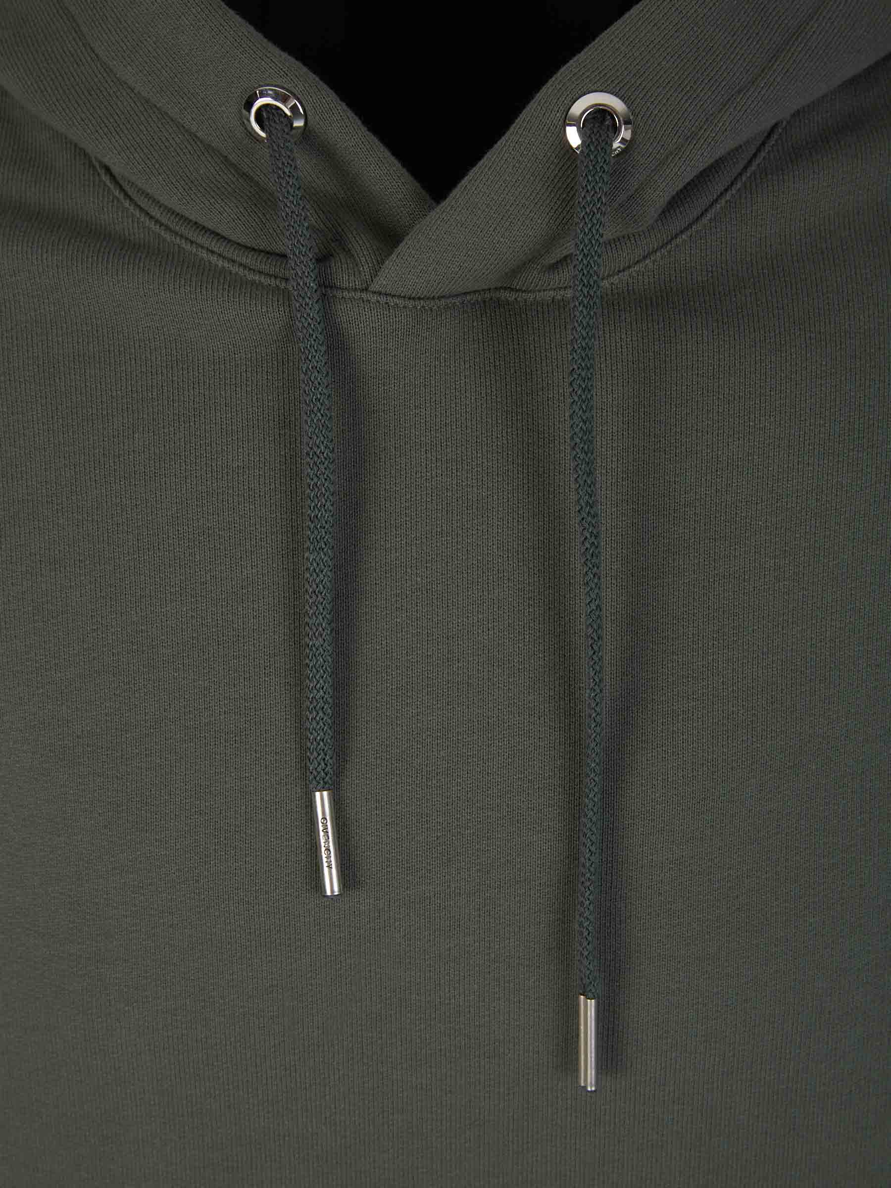 Outlet online Givenchy Hombre Sudadera 4G Capucha color Verde Oscuro sku 545-001356 01 - Foto 3