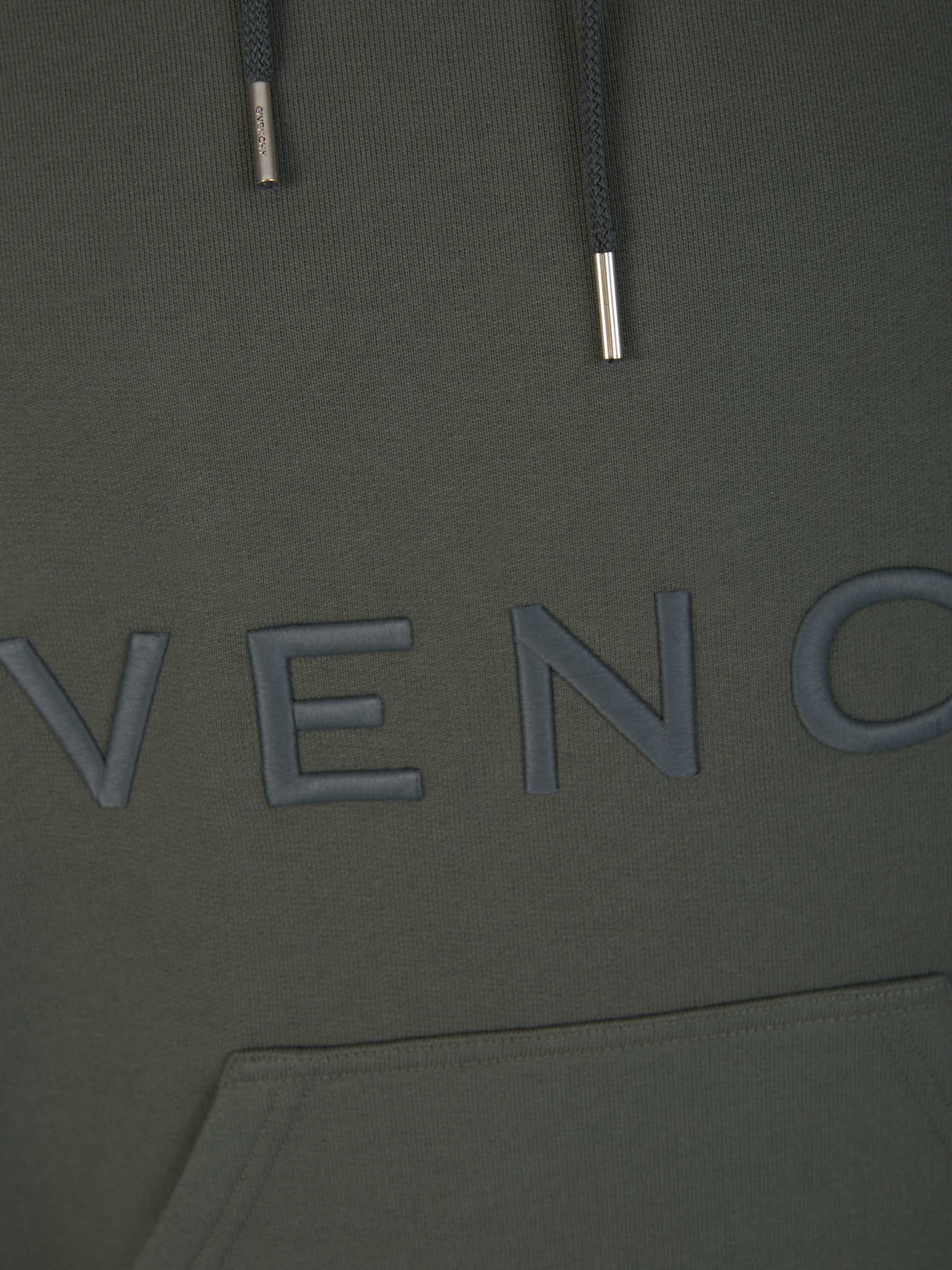 Outlet online Givenchy Hombre Sudadera 4G Capucha color Verde Oscuro sku 545-001356 01 - Foto 4