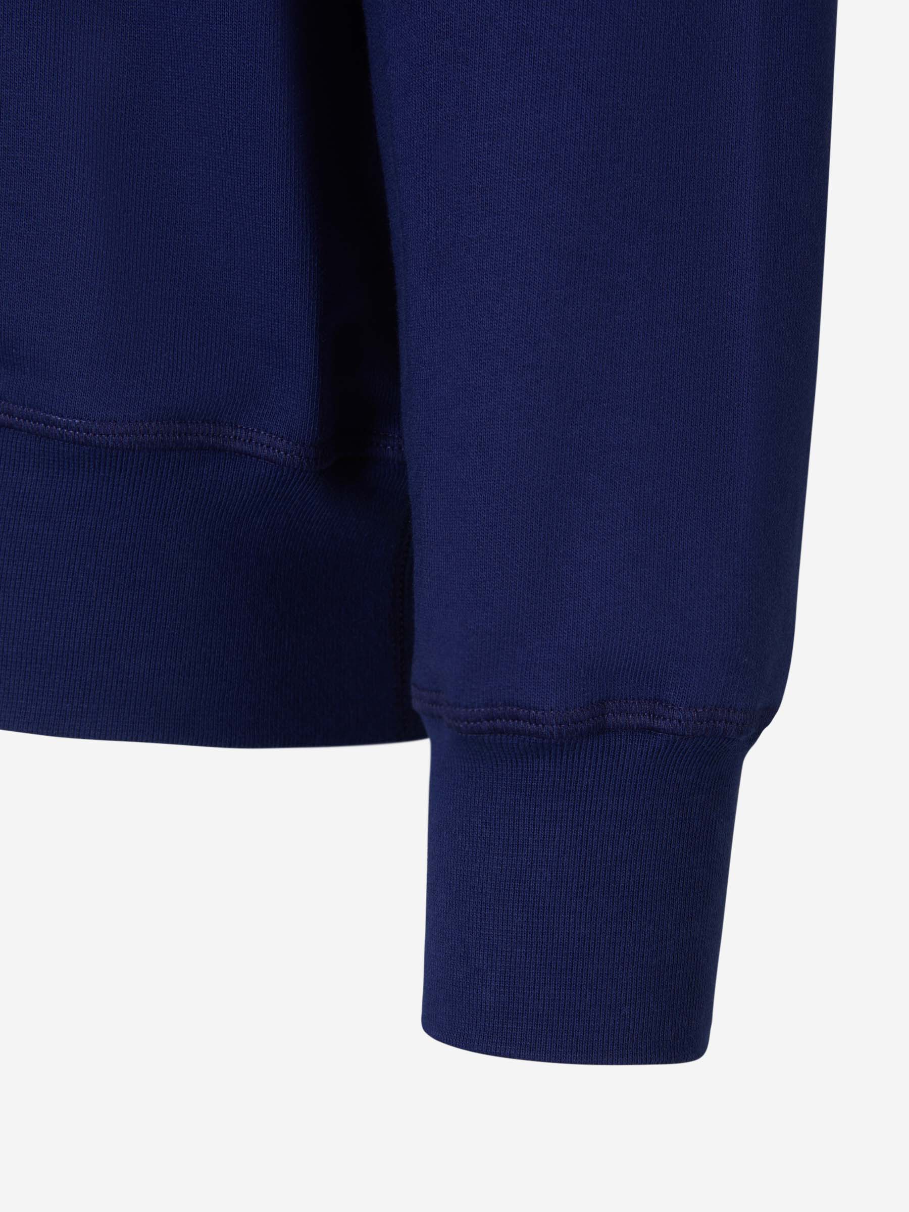 Outlet online Alexander McQueen Hombre Sudadera Estampada Algodón color Azul Marino sku 545-001370 02 - Foto 10