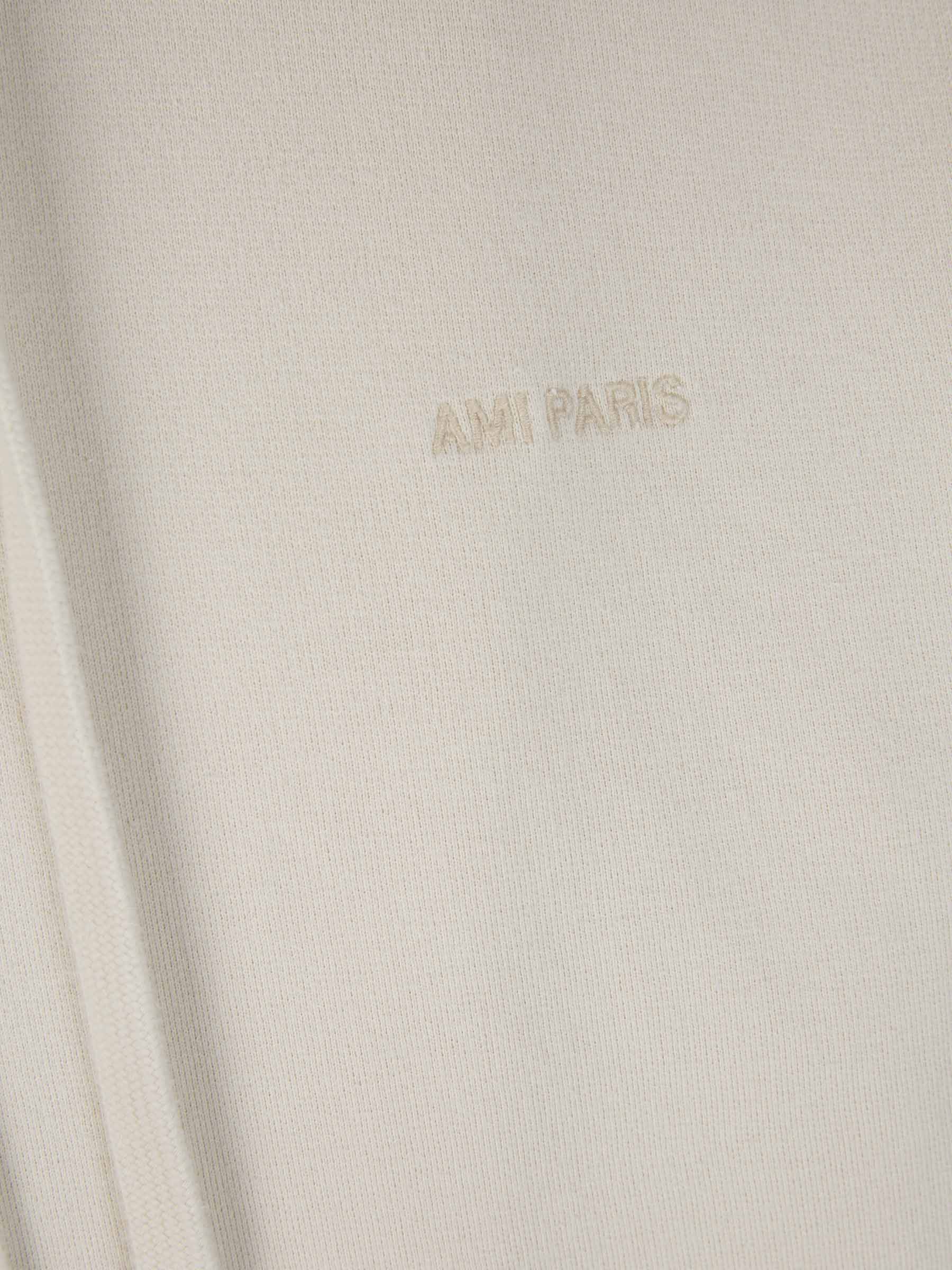 Outlet online Ami Paris Hombre Sudadera Capucha Algodón color Marfil sku 545-001375 01 - Foto 4