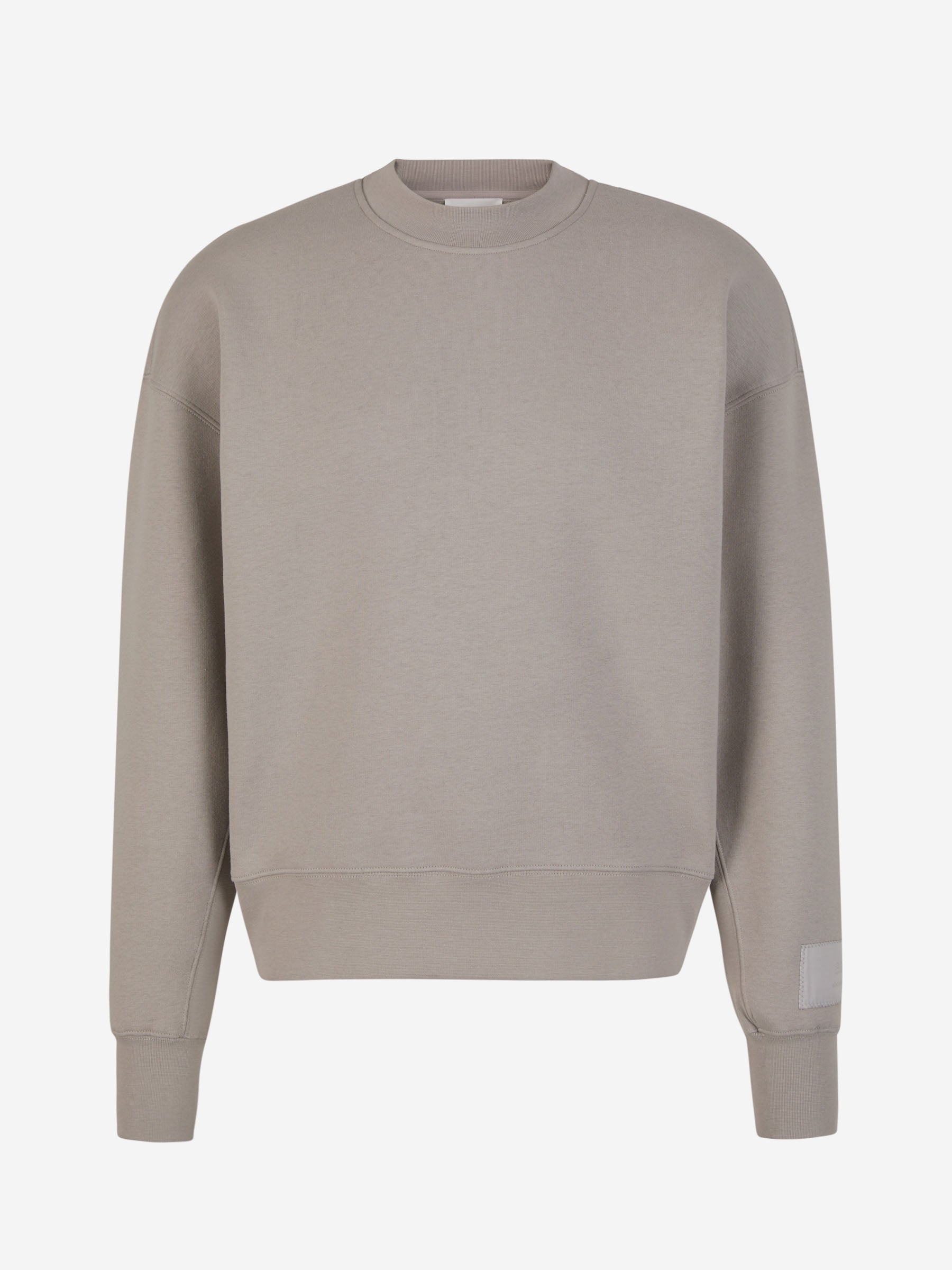 Outlet online Ami Paris Hombre Sudadera Parche Logo color Gris Piedra sku 545-001378 02 - Foto 1