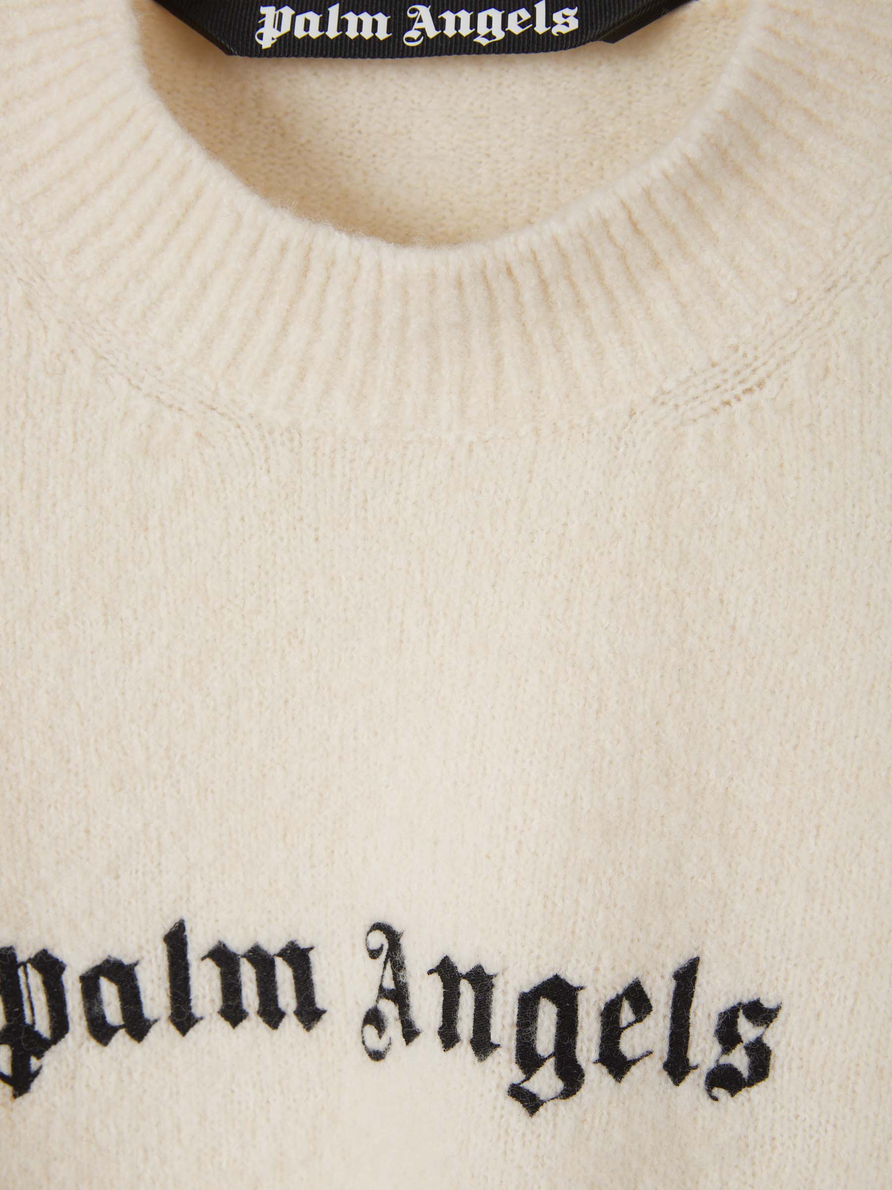 Outlet online Palm Angels Hombre Jersey Logo Clásico color Negro sku 545-001388 02 - Foto 3