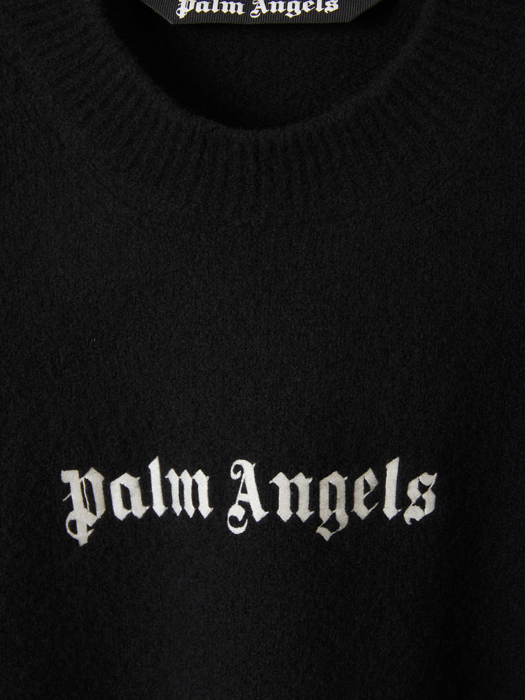 Outlet online Palm Angels Hombre Jersey Logo Clásico color Negro sku 545-001388 02 - Foto 8