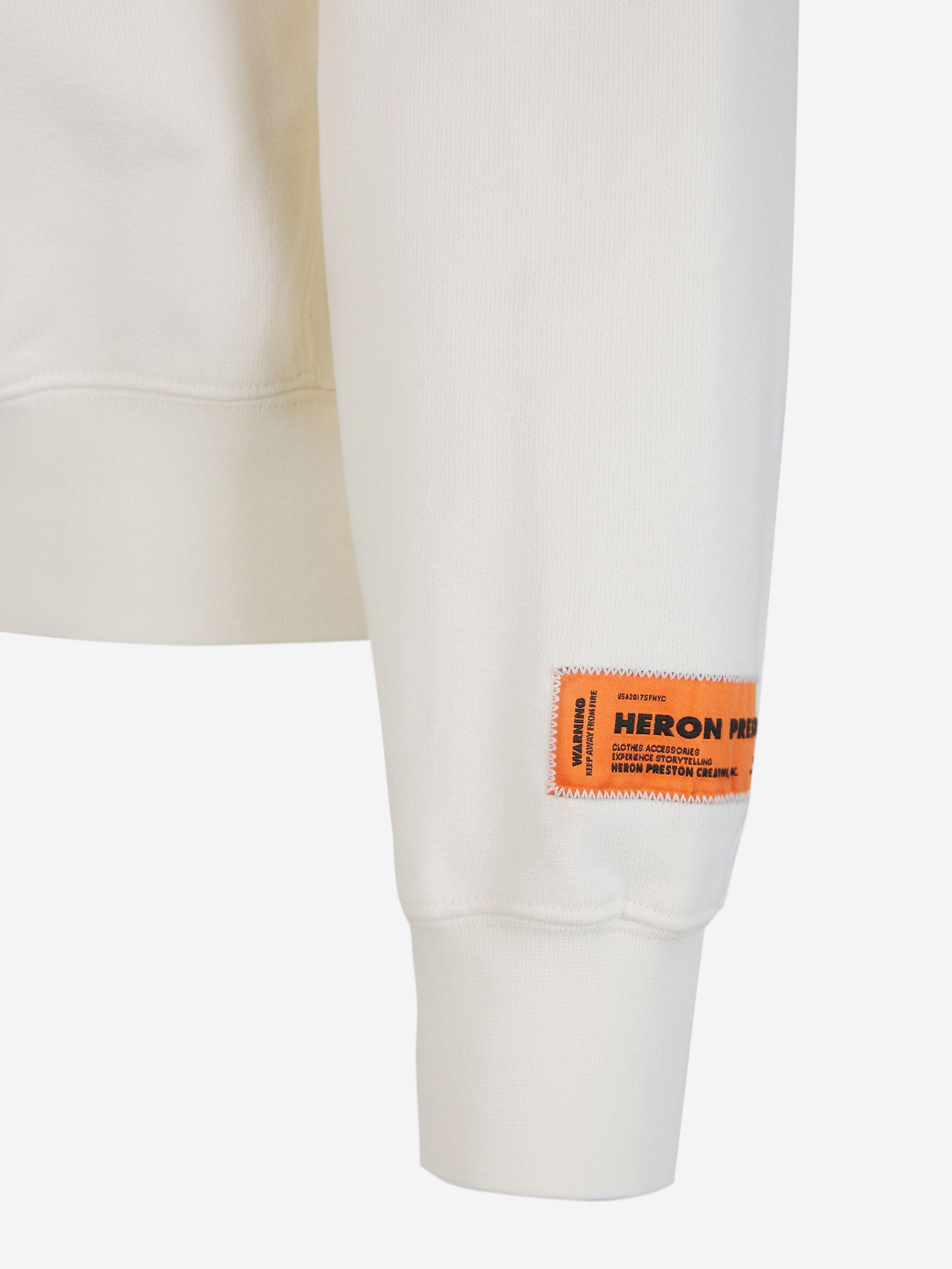 Outlet online Heron Preston Hombre Sudadera Logo Estampado color Blanco sku 545-001398 01 - Foto 4