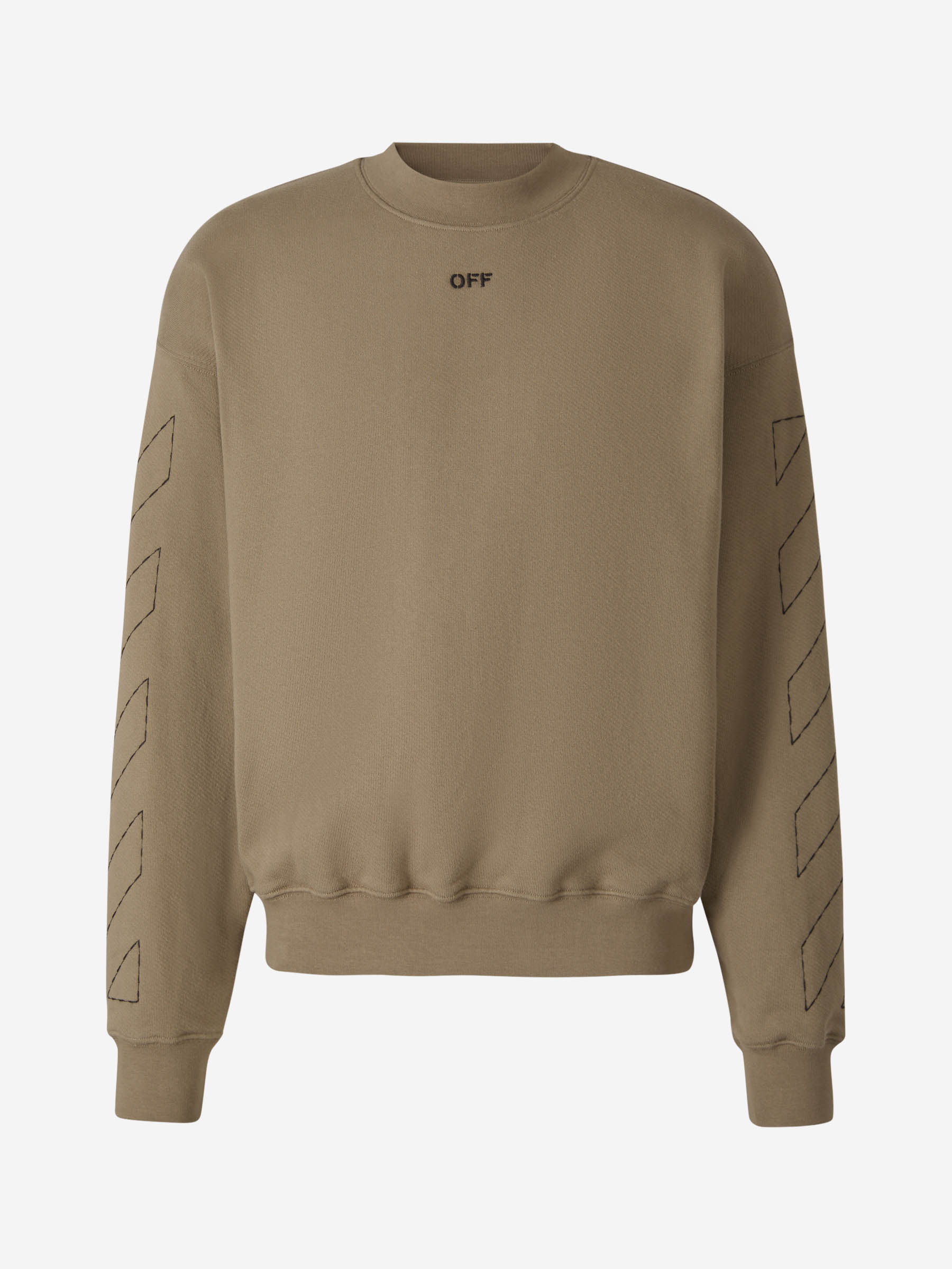 Outlet online Off-White Hombre Sudadera Logo Estamapdo color Caramelo sku 545-001407 01 - Foto 1