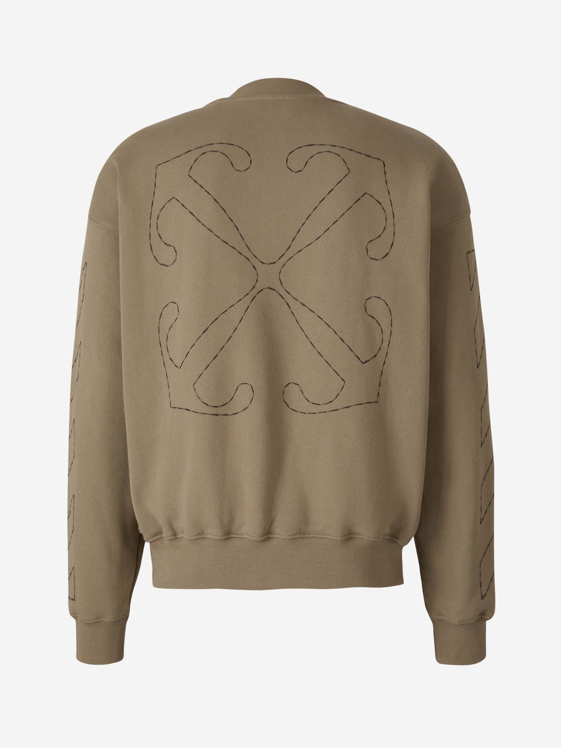 Outlet online Off-White Hombre Sudadera Logo Estamapdo color Caramelo sku 545-001407 01 - Foto 2