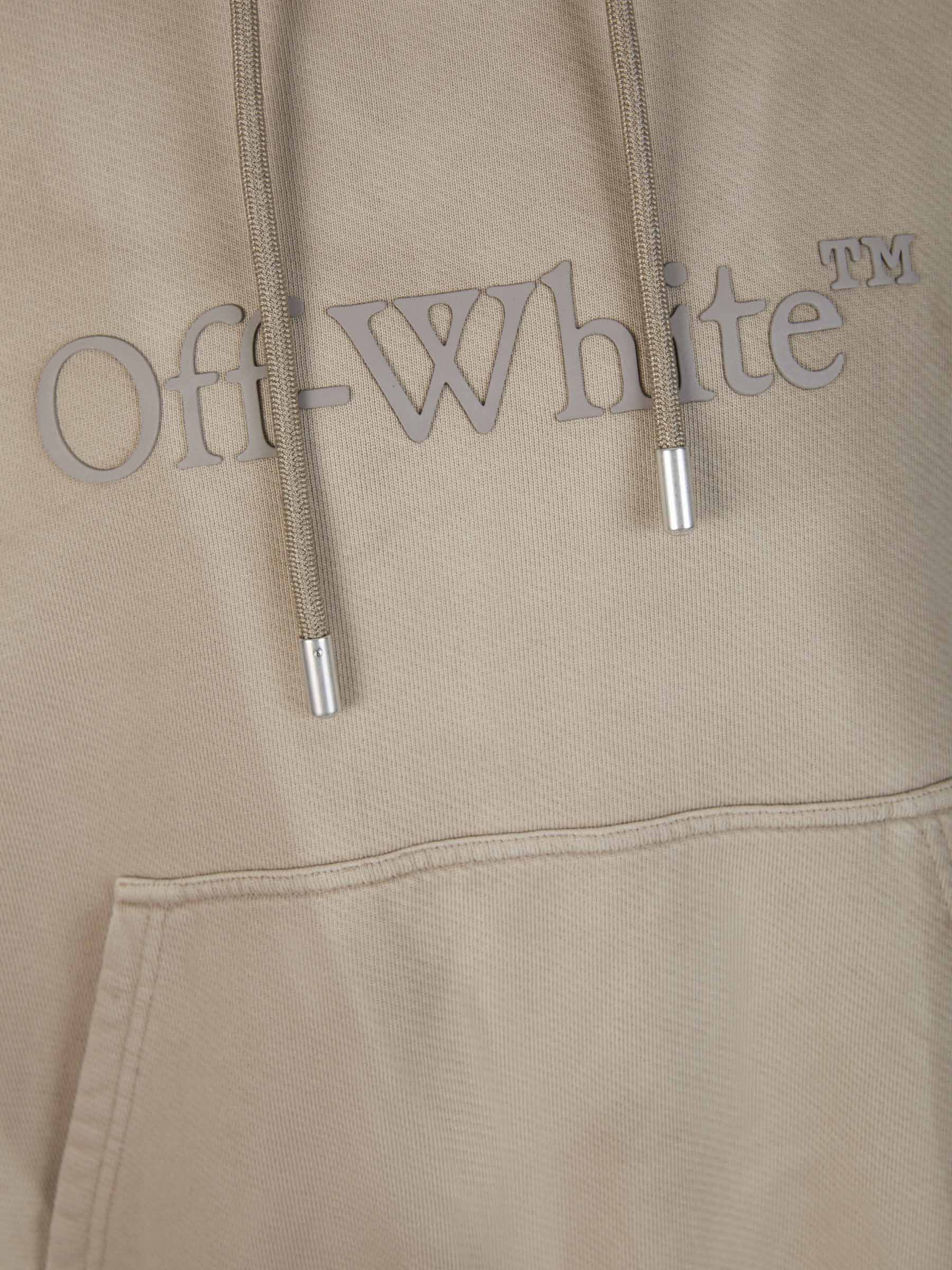 Outlet online Off-White Hombre Sudadera Logo Relieve color Crema sku 545-001409 01 - Foto 4