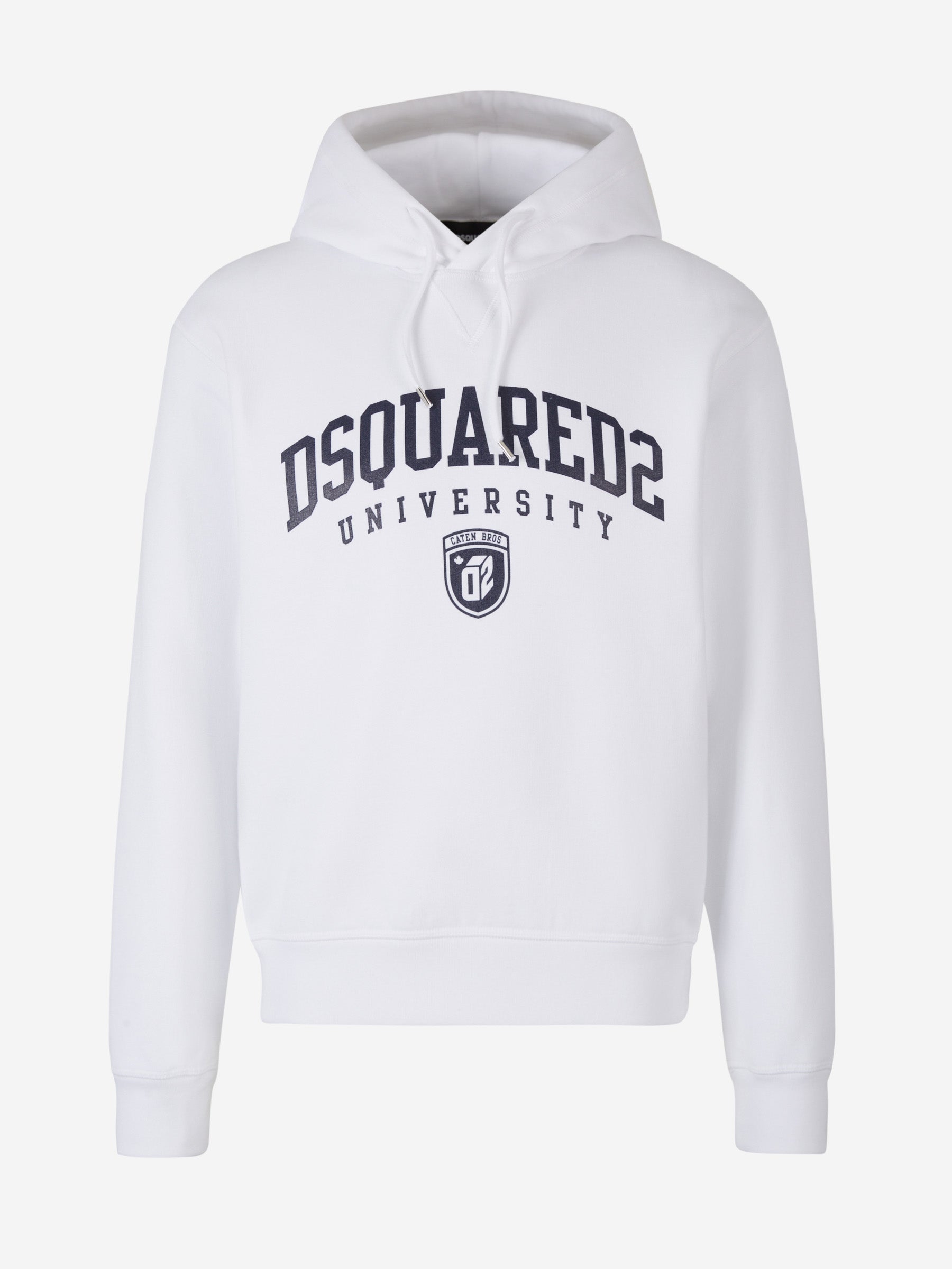 Outlet online Dsquared2 Hombre Sudadera Capucha Logo color Blanco sku 545-001447 01 - Foto 1