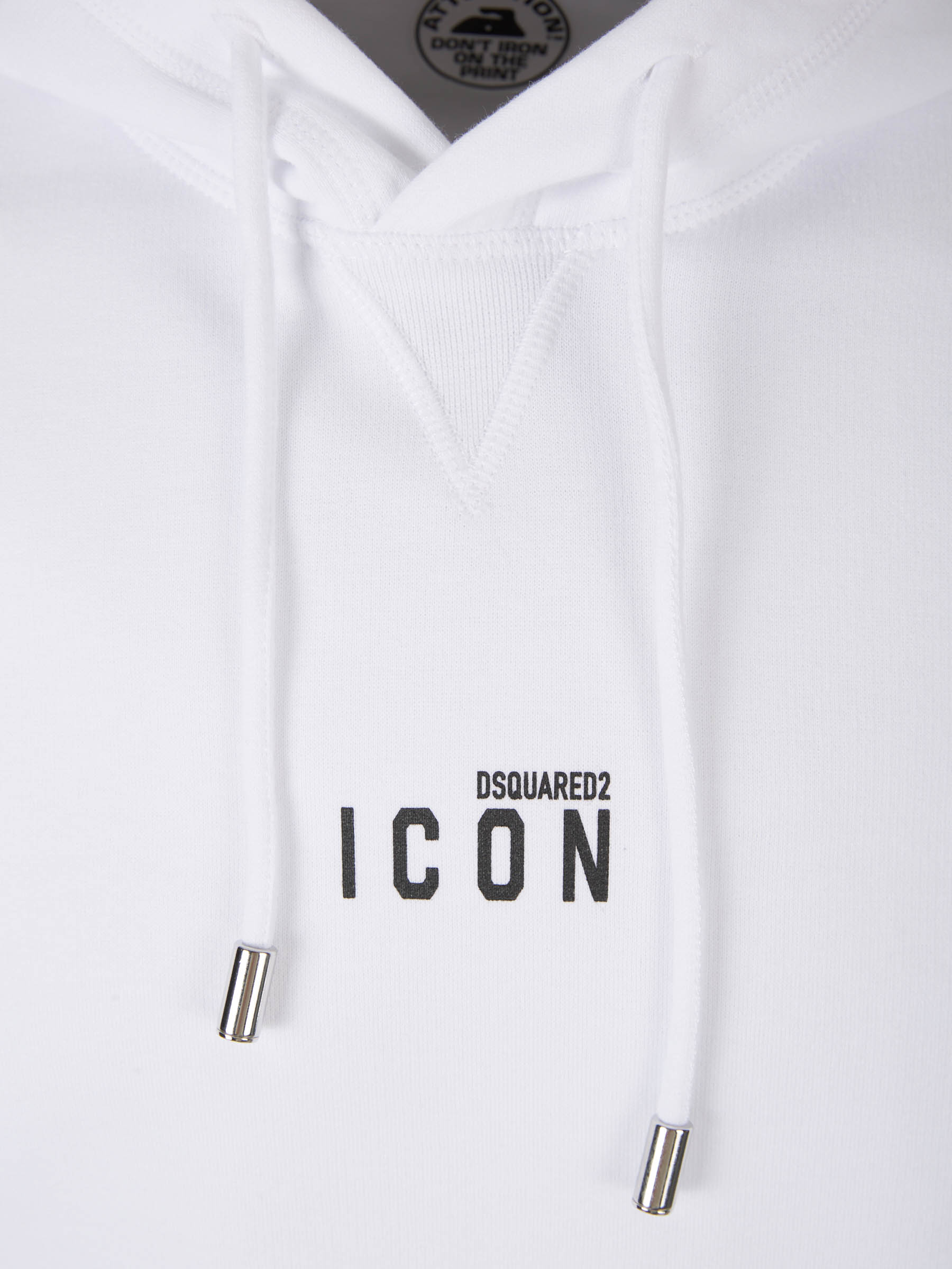 Outlet online Dsquared2 Hombre Sudadera Capucha Logo color Blanco sku 545-001449 01 - Foto 3