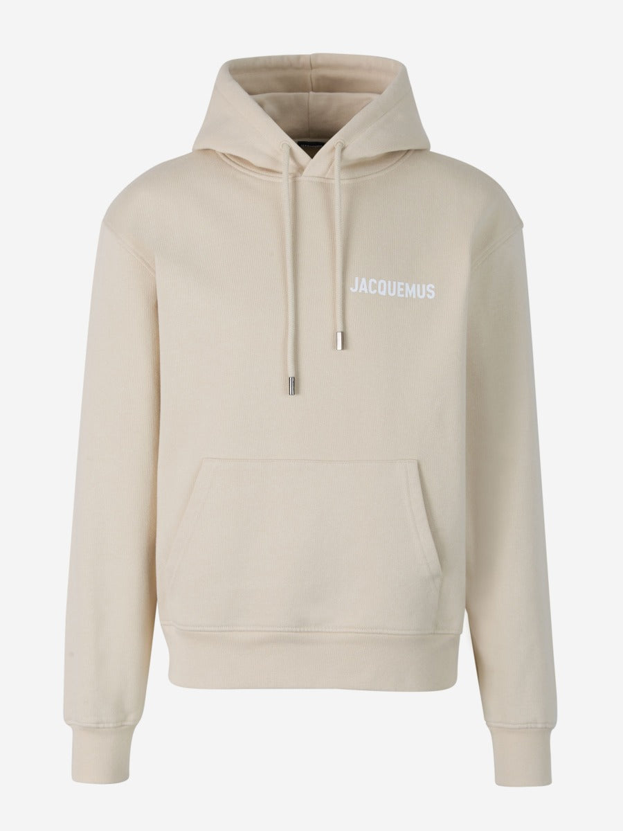 Outlet online Jacquemus Hombre Sudadera Le Sweatshirt color Beis sku 545-001455 01 - Foto 1