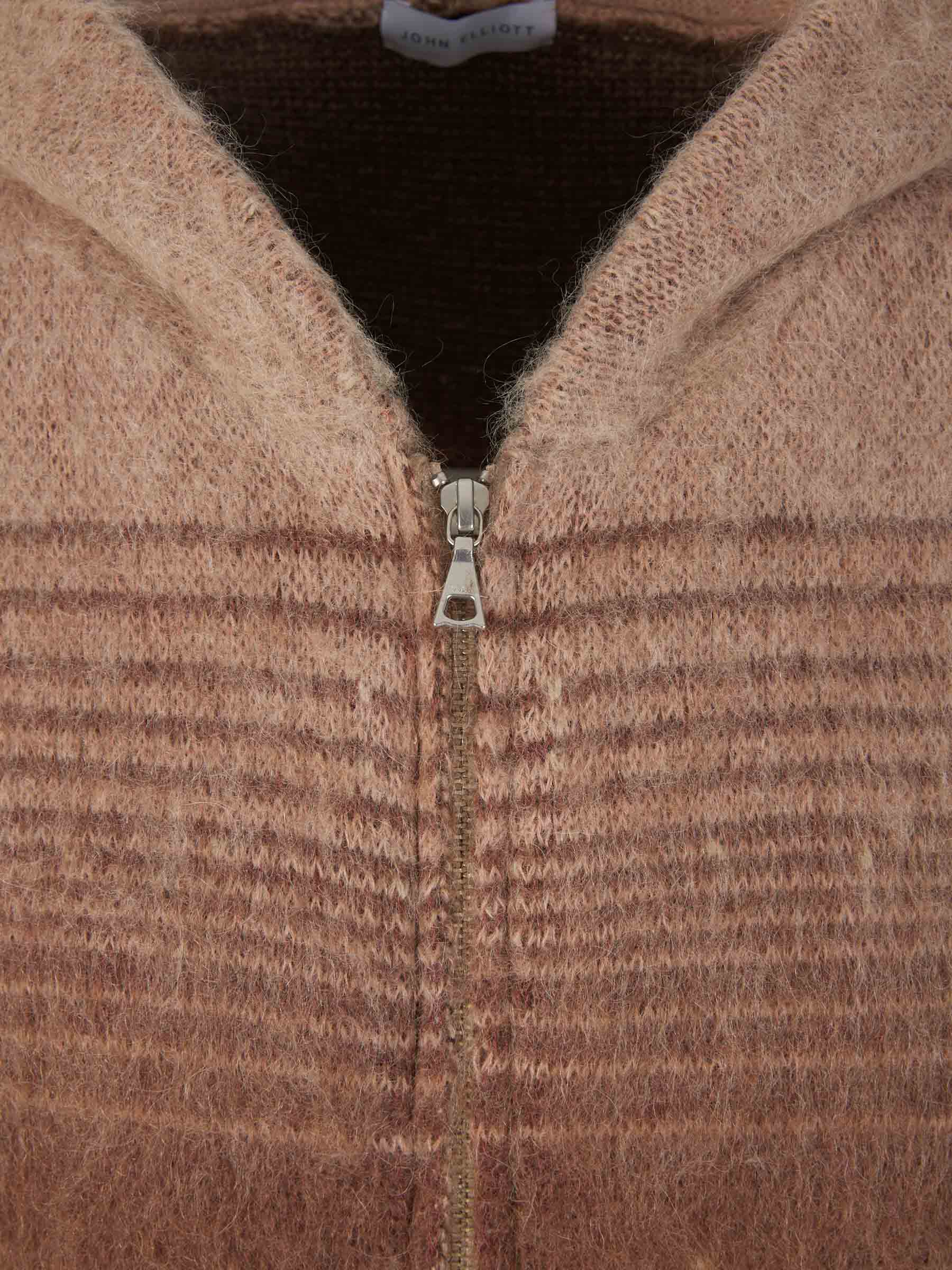 Outlet online John Elliott Hombre Sudadera Cremallera Capucha color Marron sku 545-001472 01 - Foto 3