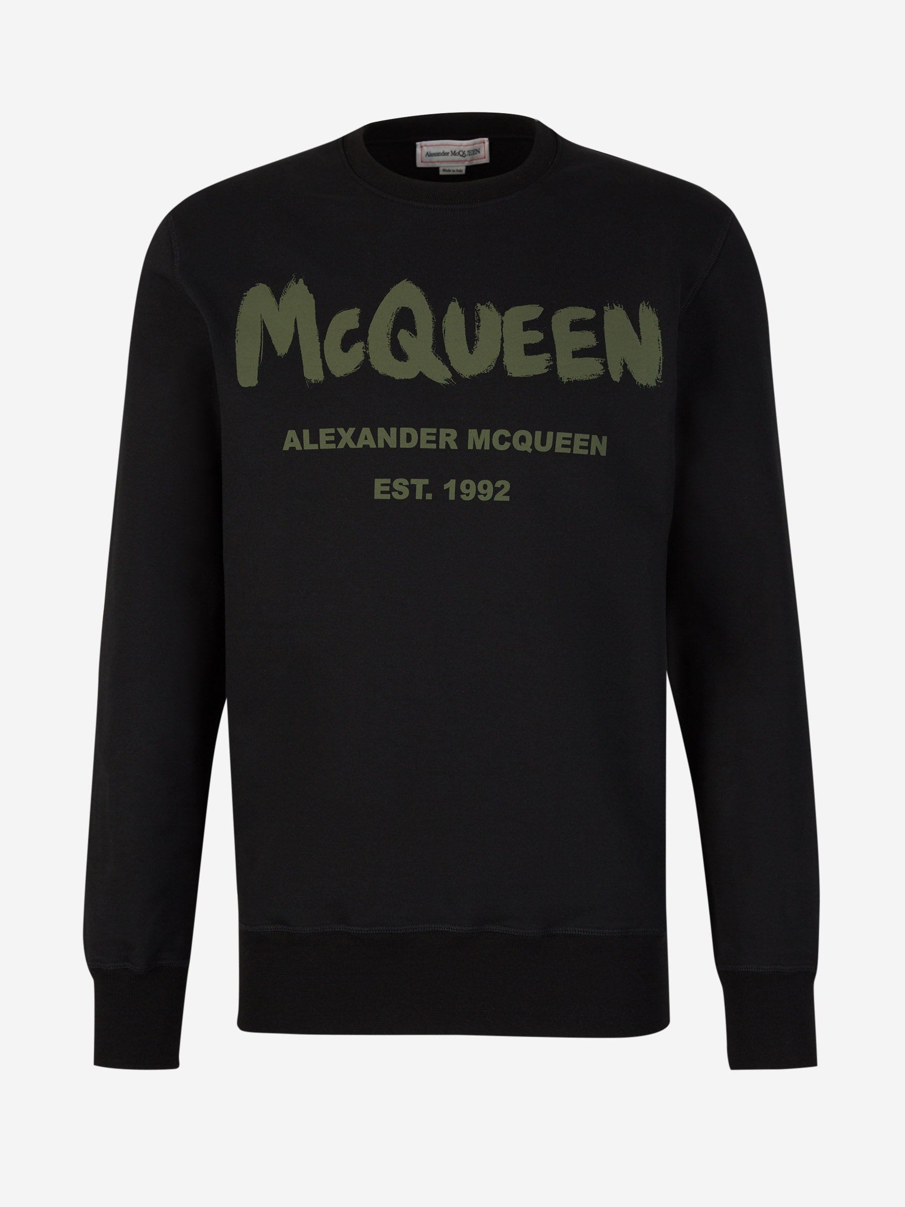 Outlet online McQueen Hombre Sudadera Algodón Estampado color Negro sku 545-001526 01 - Foto 1