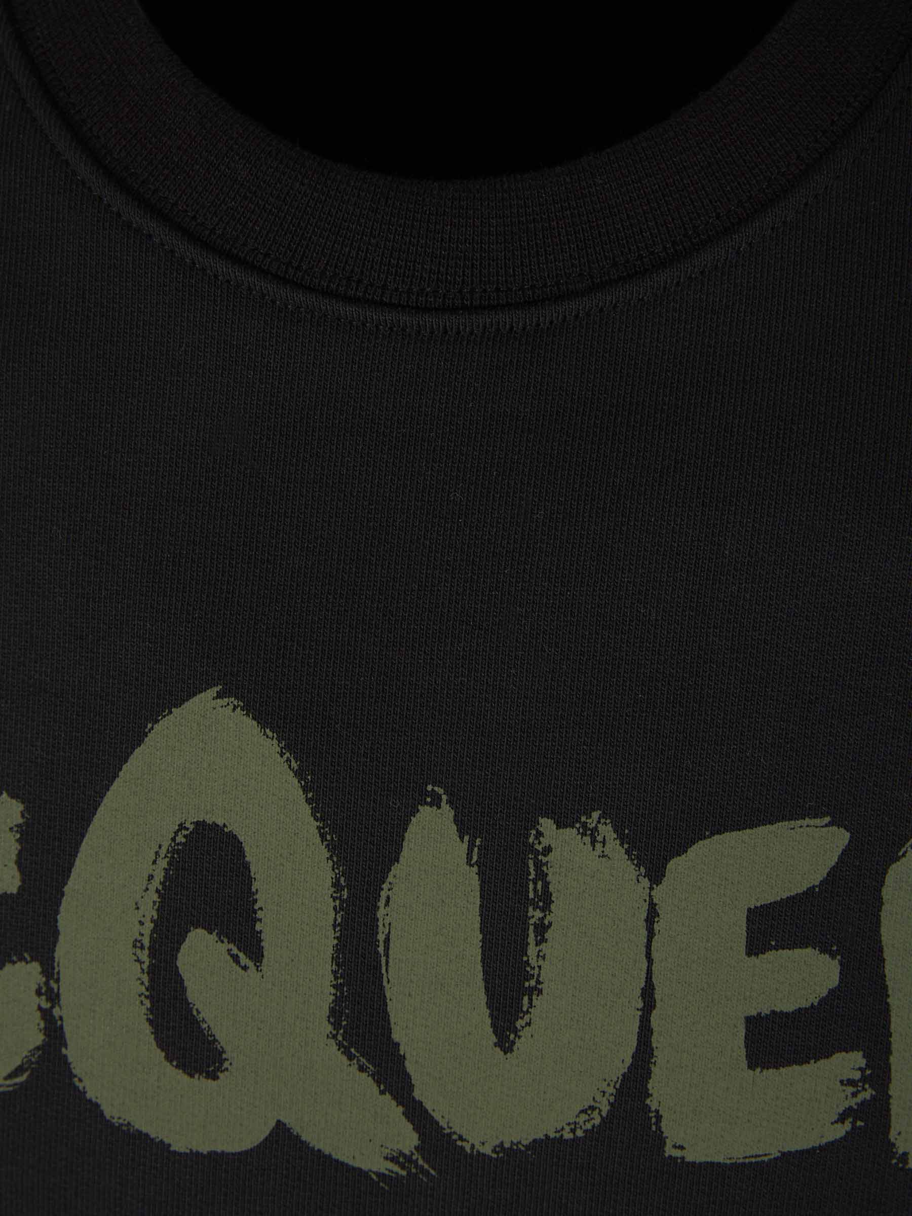 Outlet online McQueen Hombre Sudadera Algodón Estampado color Negro sku 545-001526 01 - Foto 3