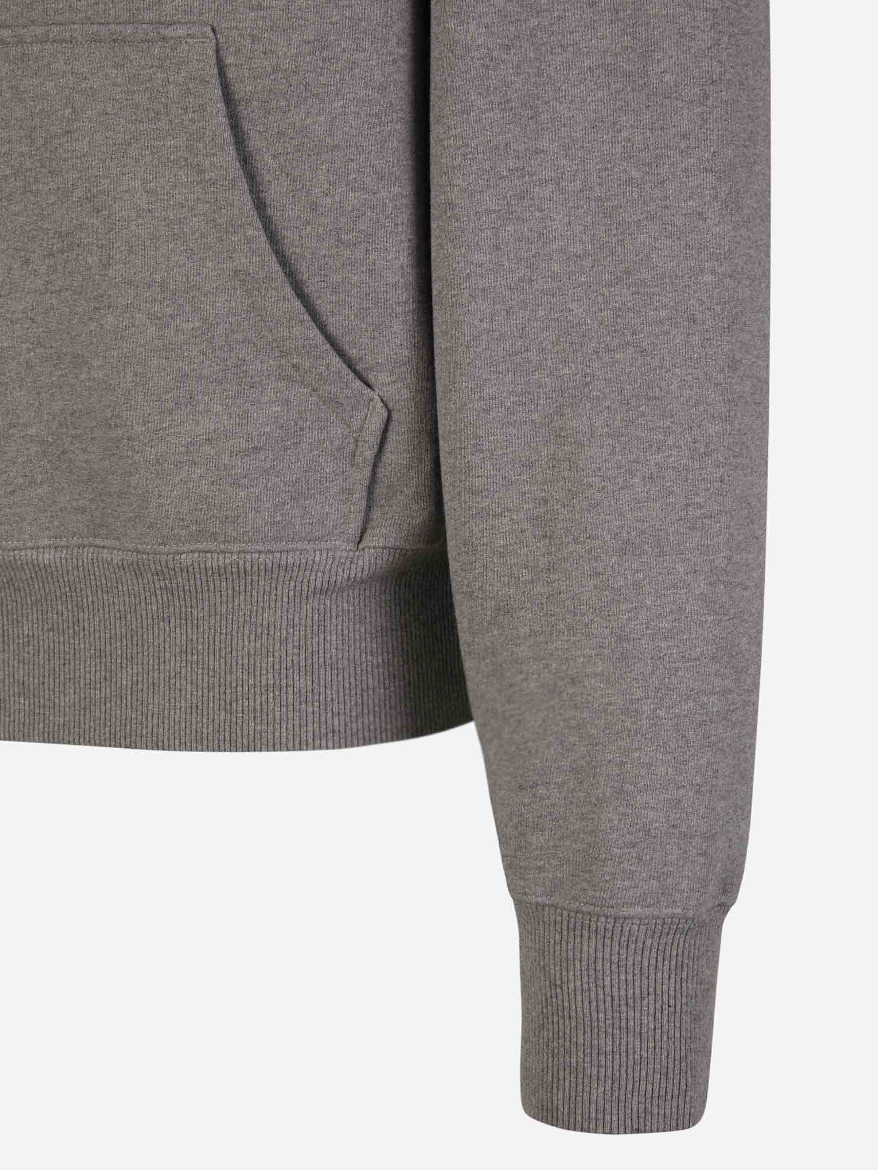 Outlet online Ami Paris Hombre Sudadera Logo Algodón color Gris Claro sku 545-001552 02 - Foto 4
