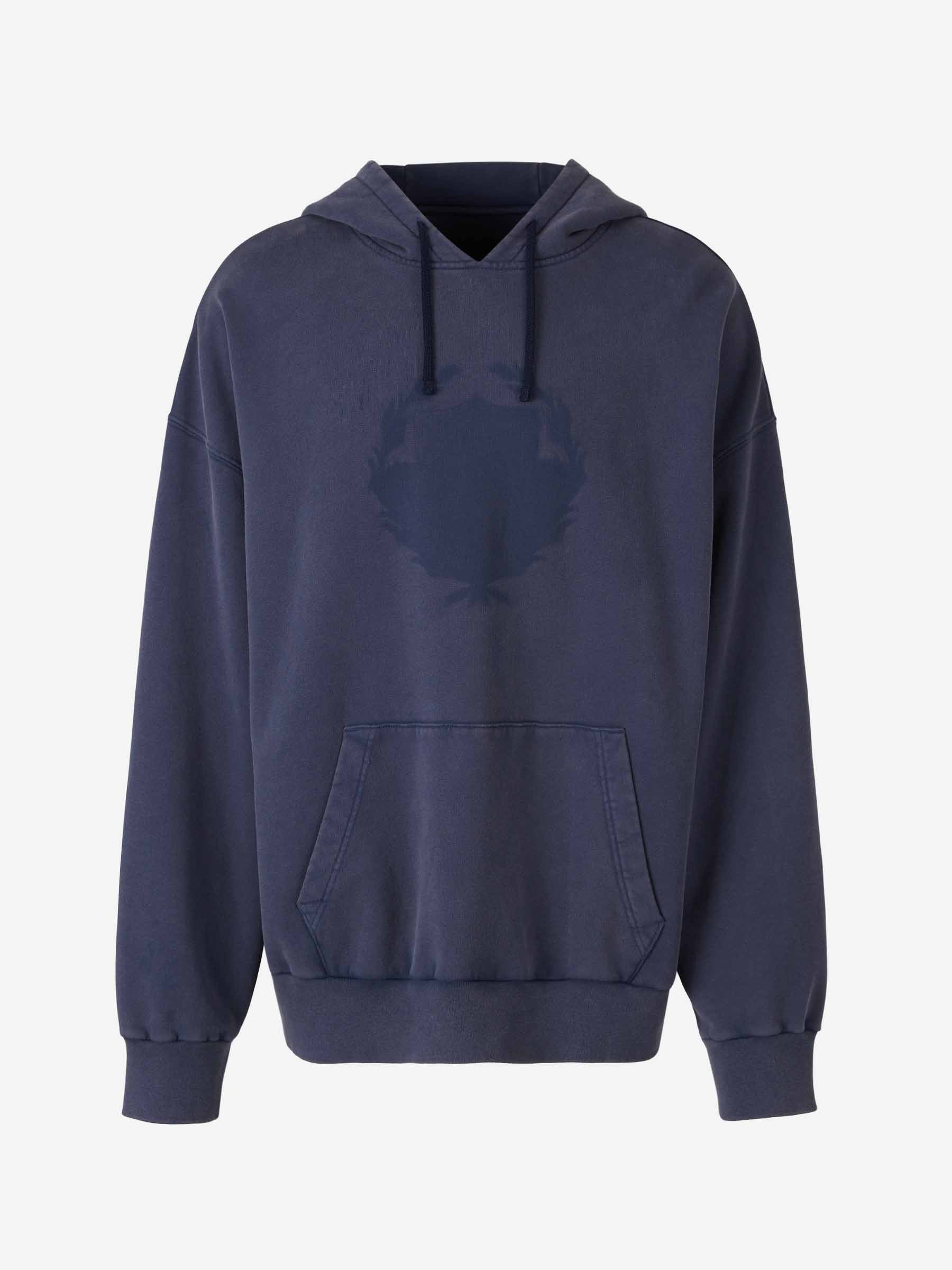 Outlet online Givenchy Hombre Sudadera Shadow Crest color Azul sku 545-001567 01 - Foto 1