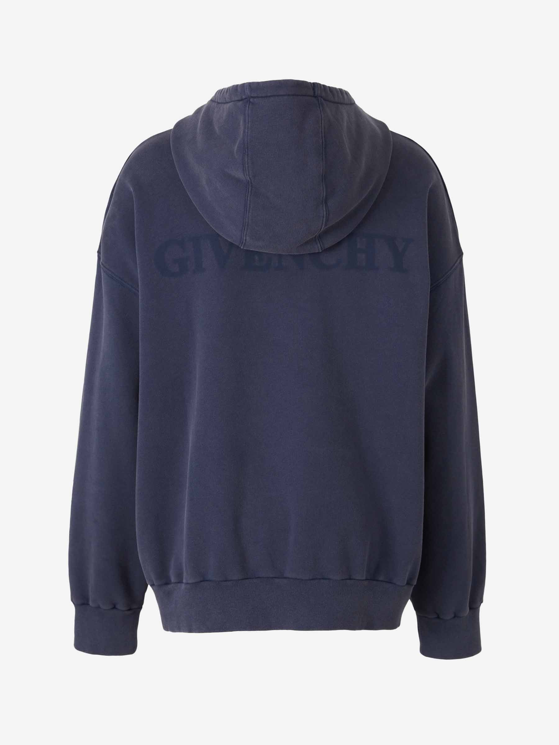 Outlet online Givenchy Hombre Sudadera Shadow Crest color Azul sku 545-001567 01 - Foto 2