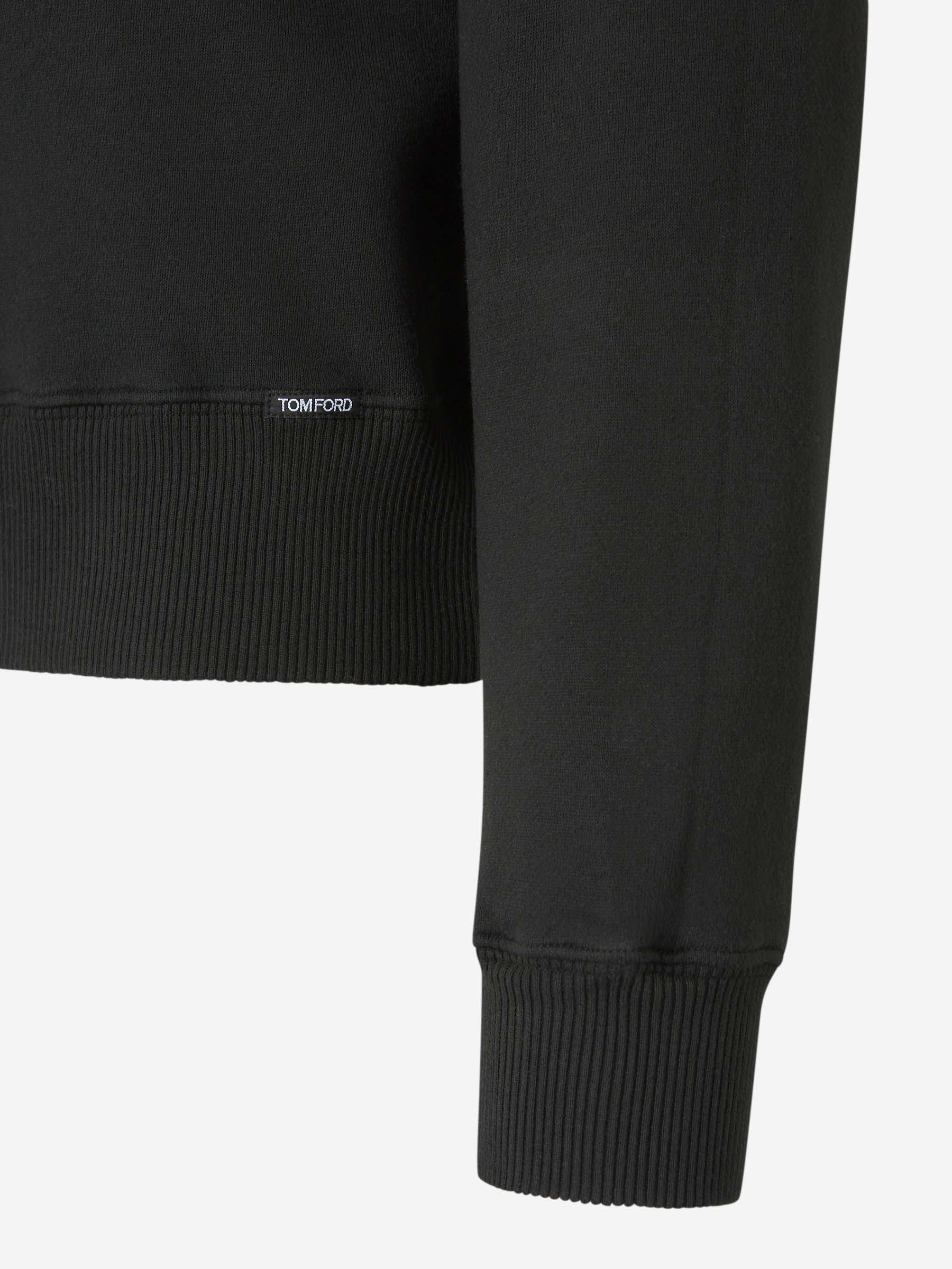 Outlet online Tom Ford Hombre Sudadera Lisa Algodón color Negro sku 545-001623 01 - Foto 4