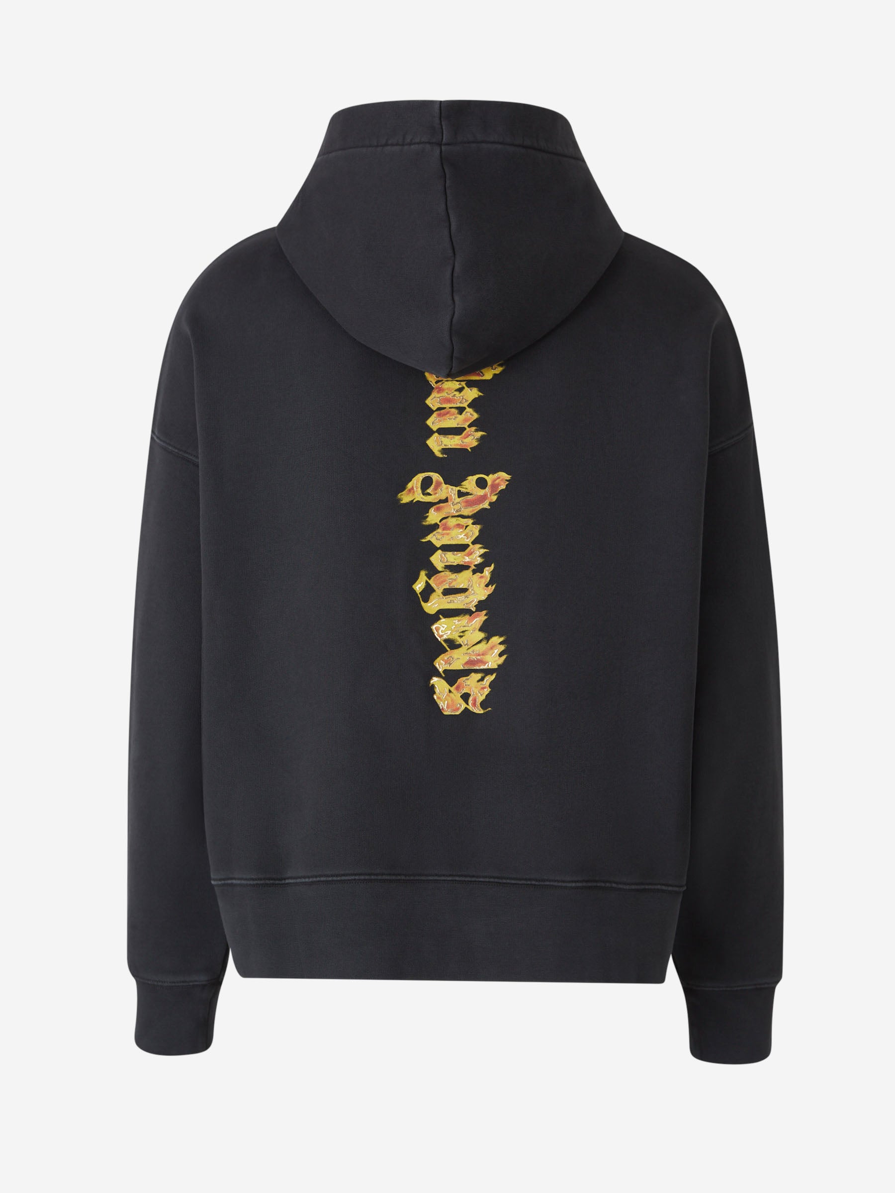 Outlet online Palm Angels Hombre Sudadera Burning Palm color Negro sku 545-001645 01 - Foto 2